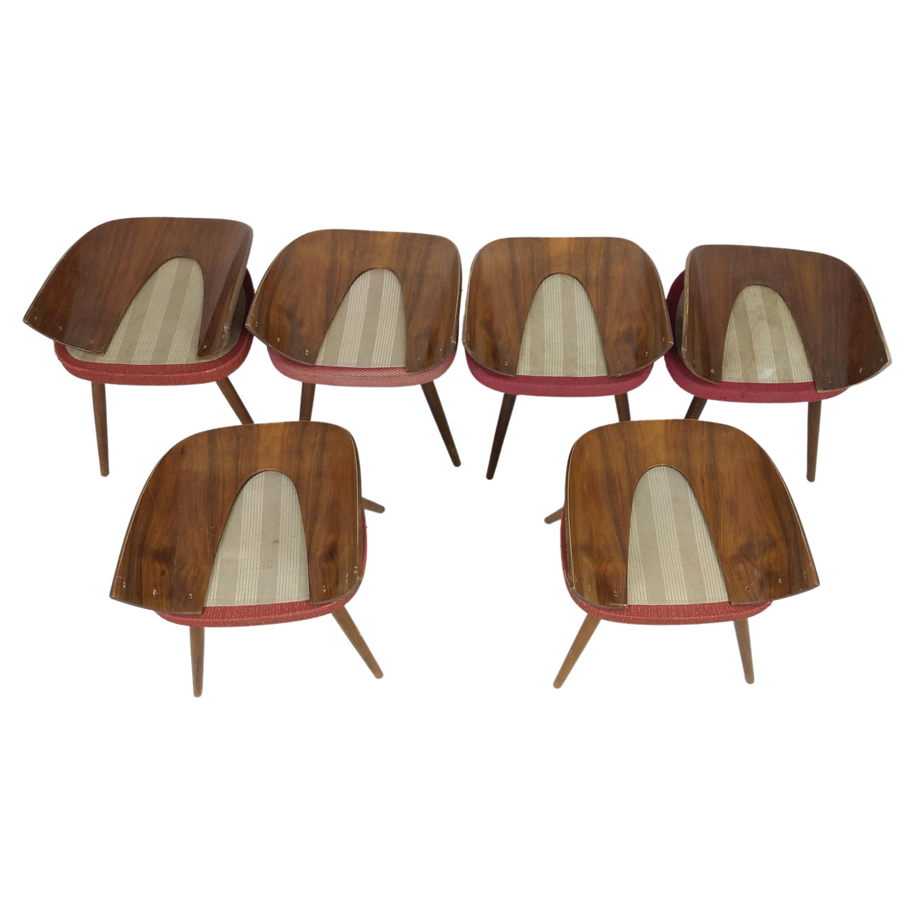 Dining Chairs by Antonin Suman, 1960s, Set of 6
