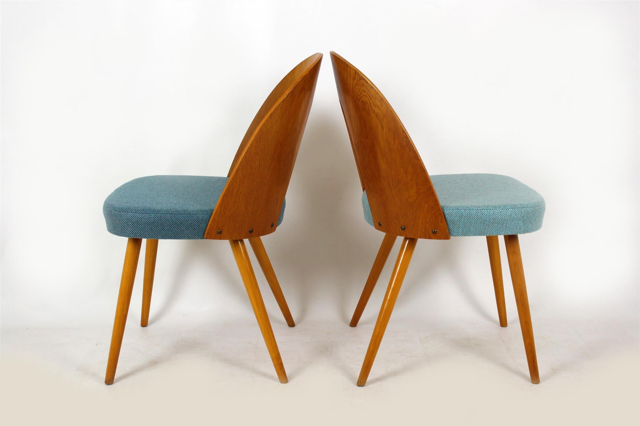 Mid-Century Modern Dining Chairs by Antonin Suman for Tatra, 1960s, Set of Four