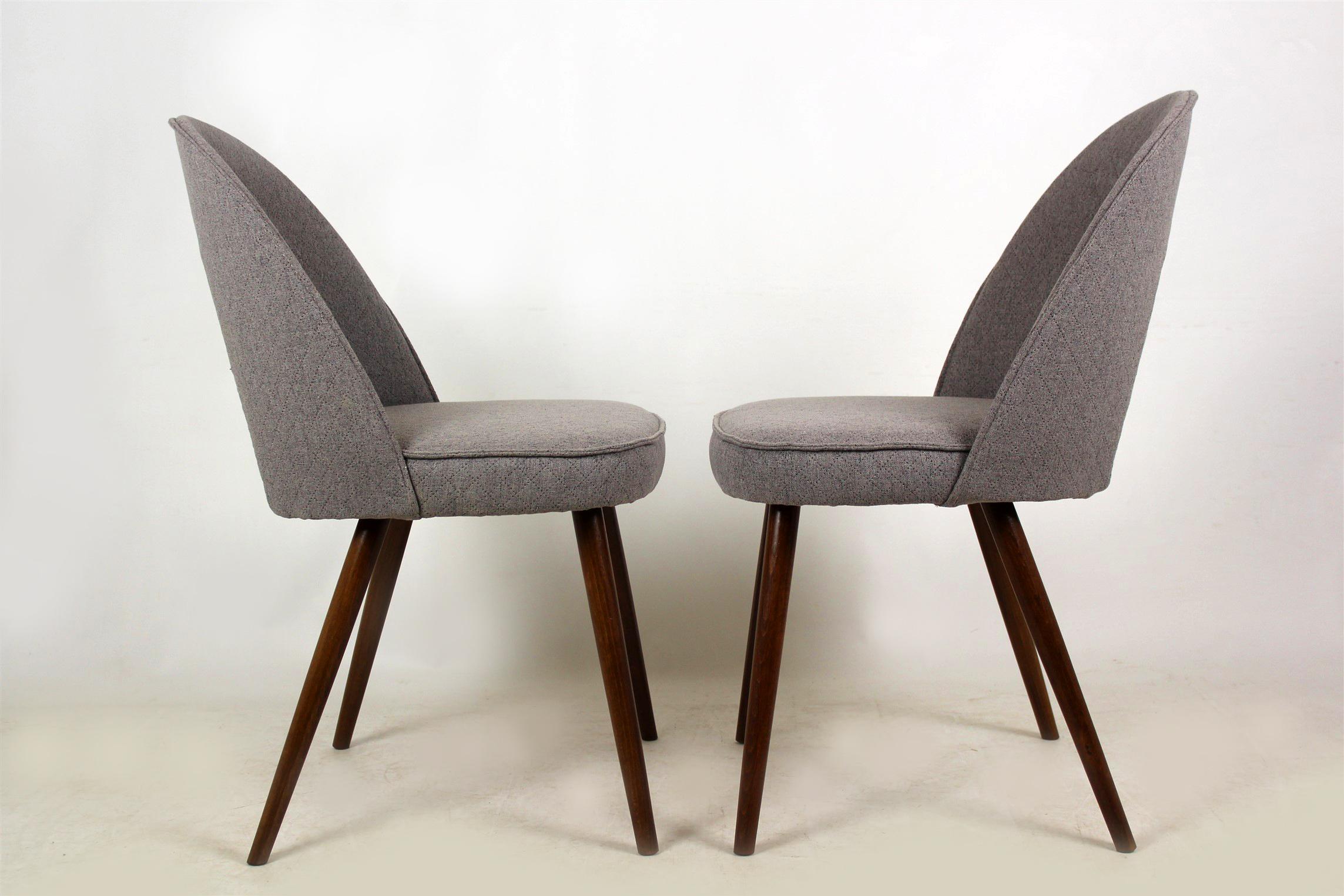Dining Chairs by Antonin Suman for Tatra, 1960s, Set of Two For Sale 3