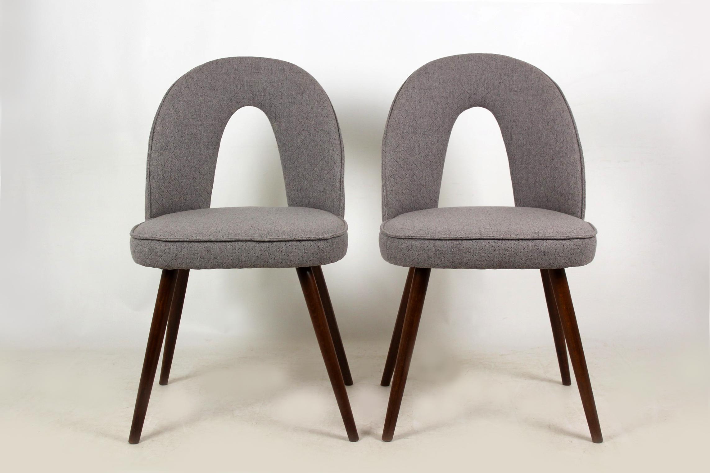 Czech Dining Chairs by Antonin Suman for Tatra, 1960s, Set of Two For Sale