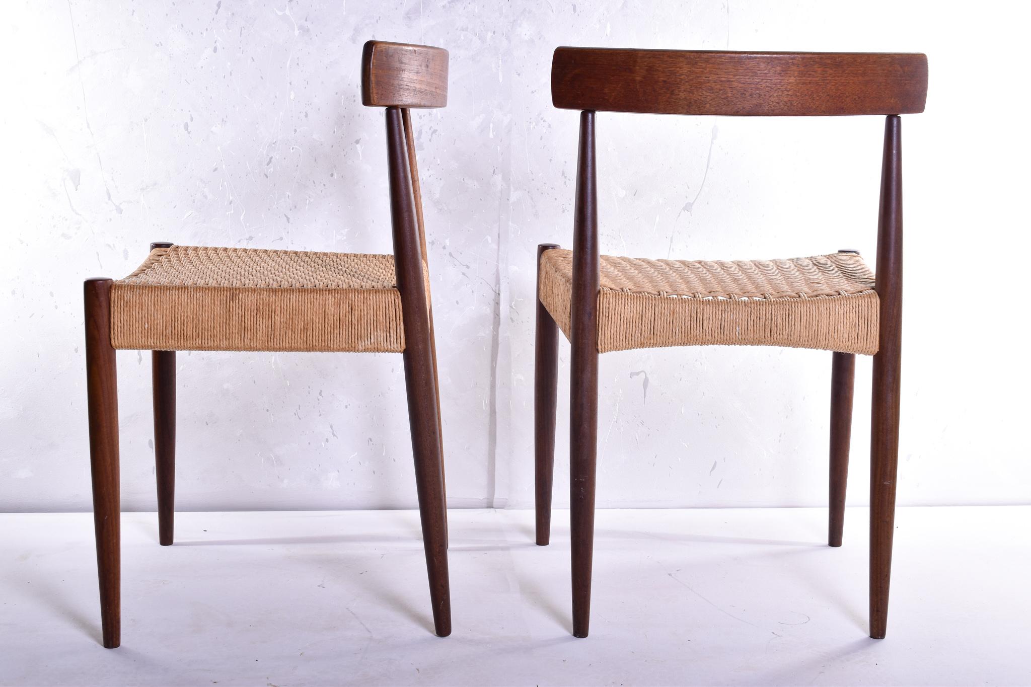 20th Century Dining Chairs by Arne Hovmand Olsen for Mogens Kold Mobelfabrik