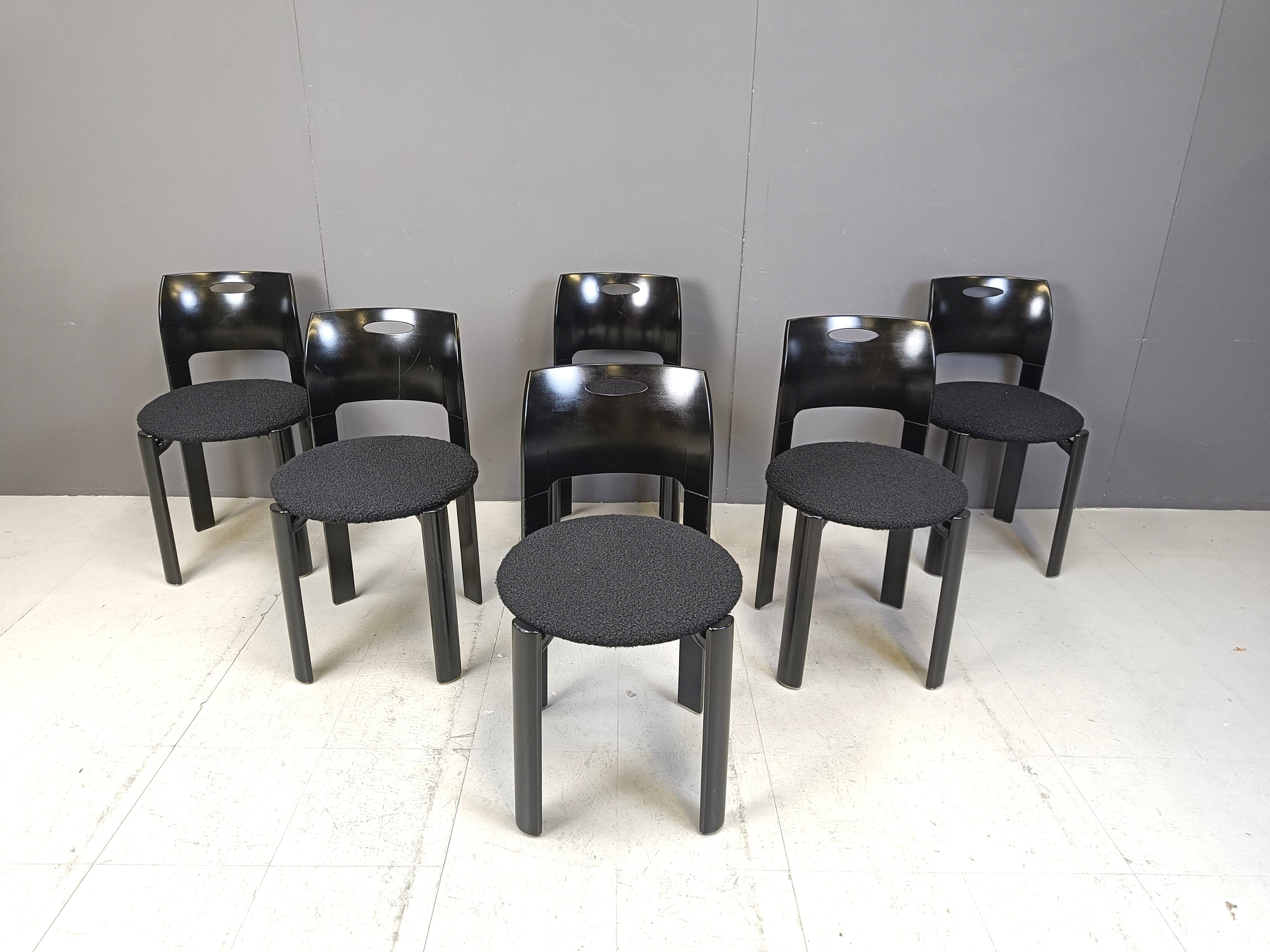 Post-Modern Dining Chairs by Bruno Rey for Kusch & co, 1970s
