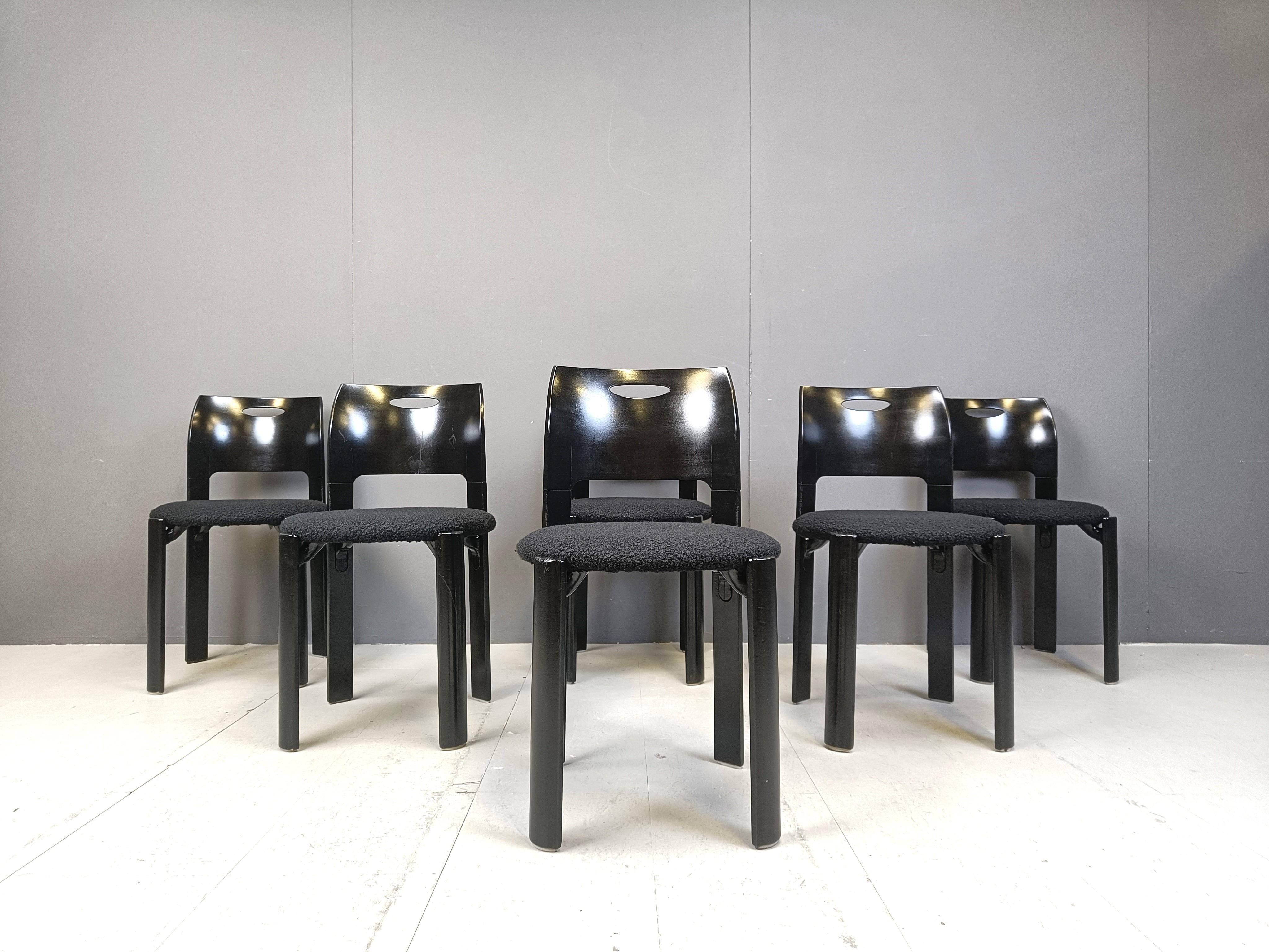 Dining Chairs by Bruno Rey for Kusch & co, 1970s In Good Condition In Leuven, Vlaams Gewest
