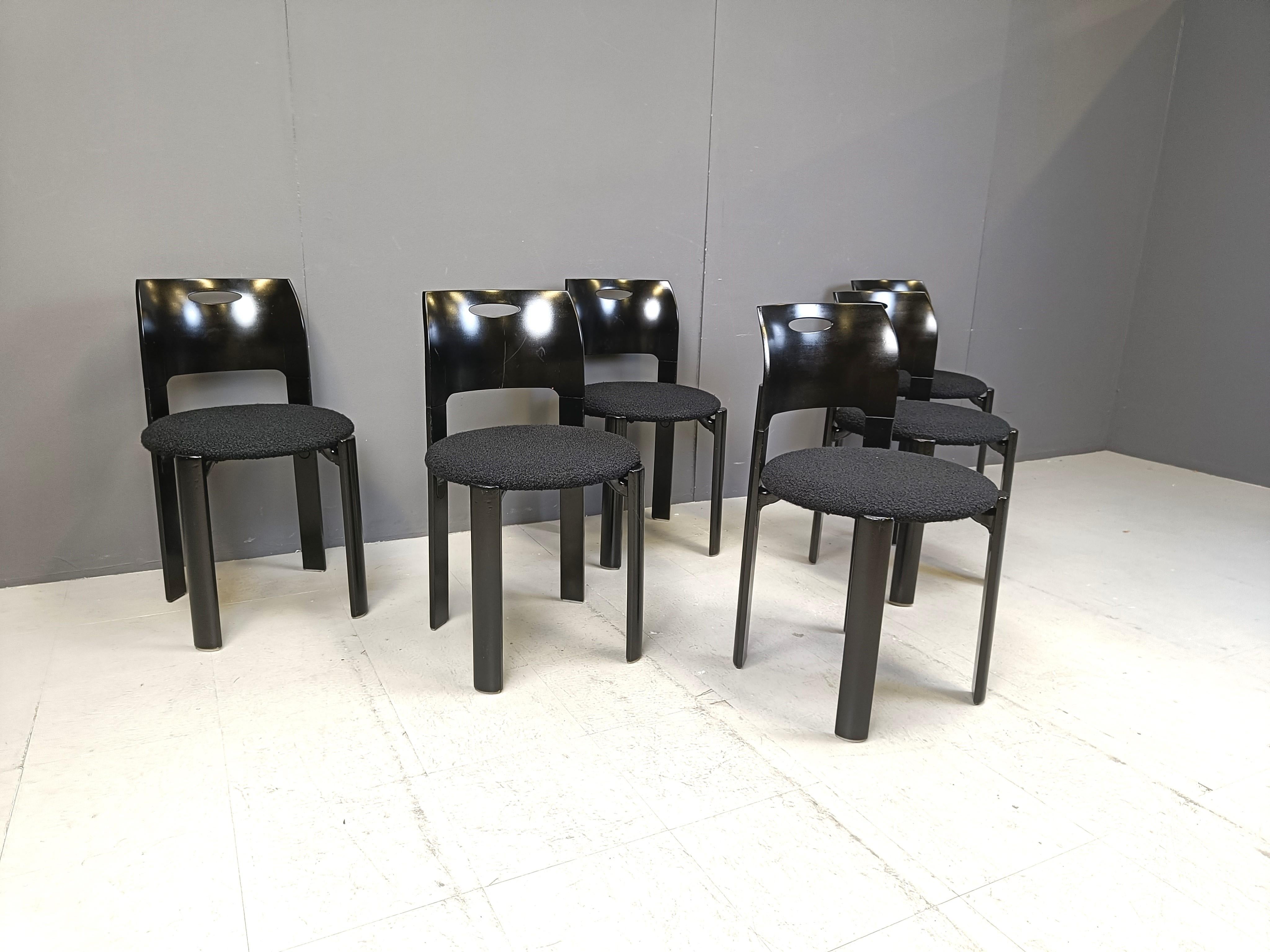 Late 20th Century Dining Chairs by Bruno Rey for Kusch & co, 1970s