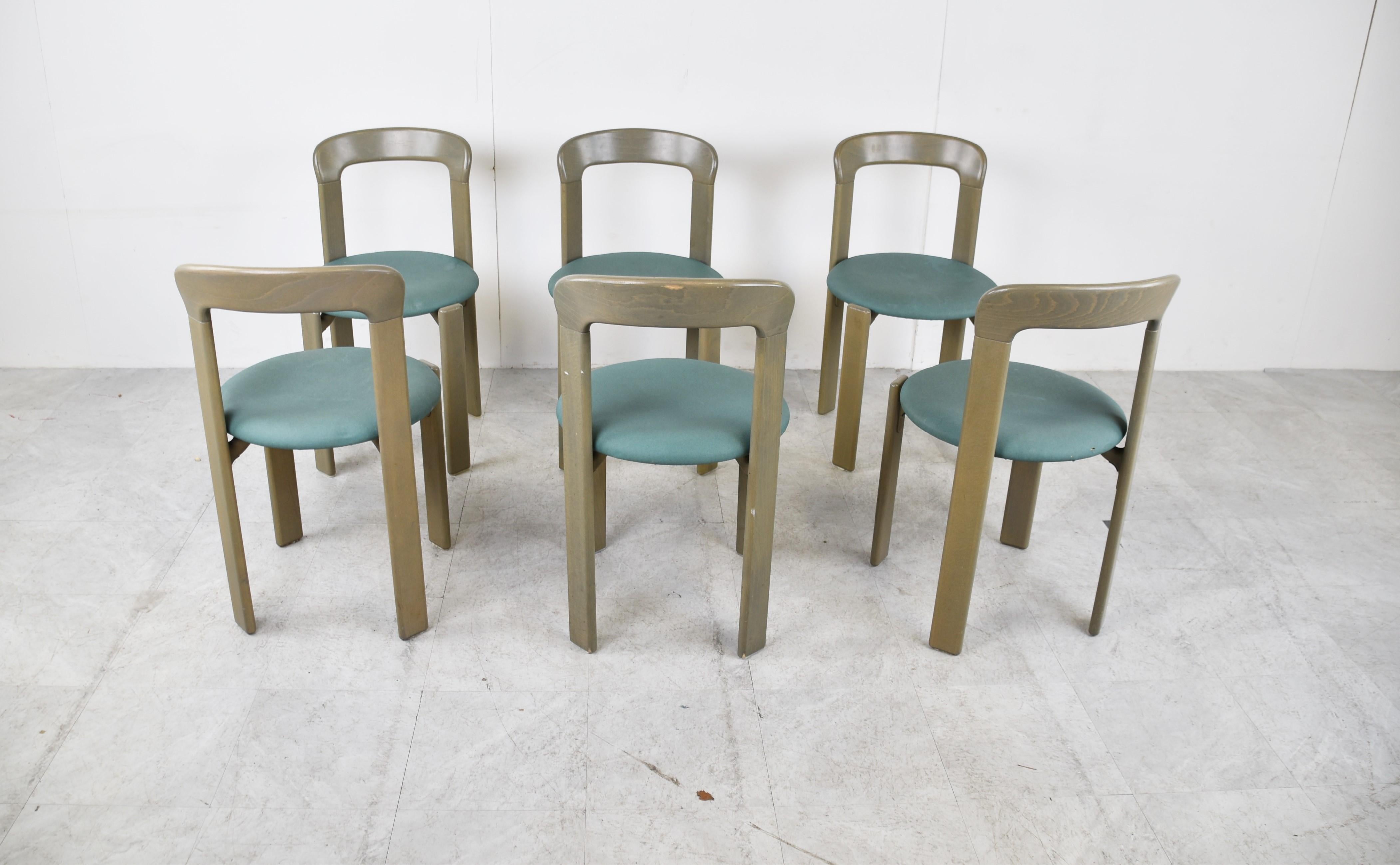 Dining Chairs by Bruno Rey for Kusch & Co, 1970s 2