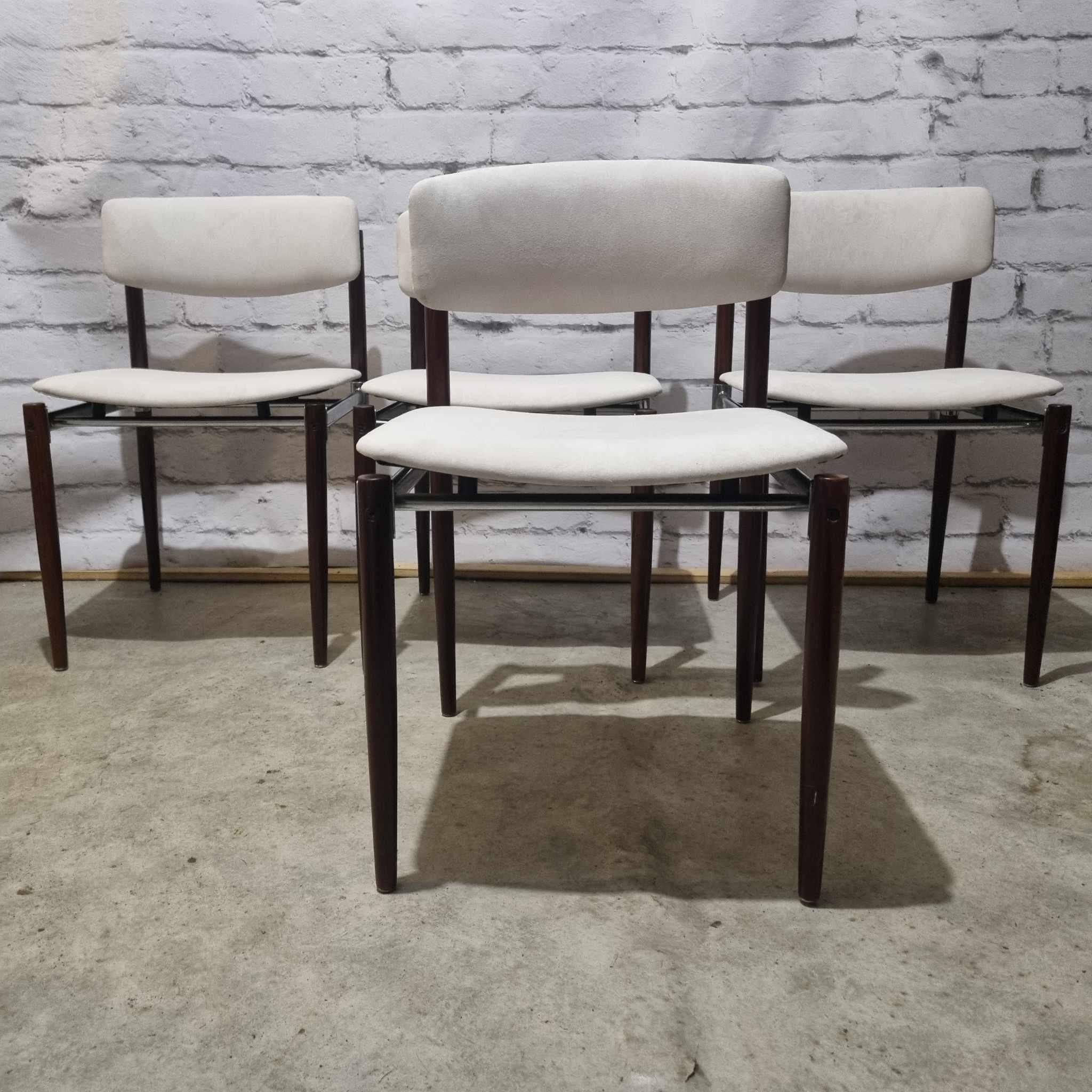 Dining chairs by C. Denekamp for Thereca, set of 4, 1960’s For Sale 4