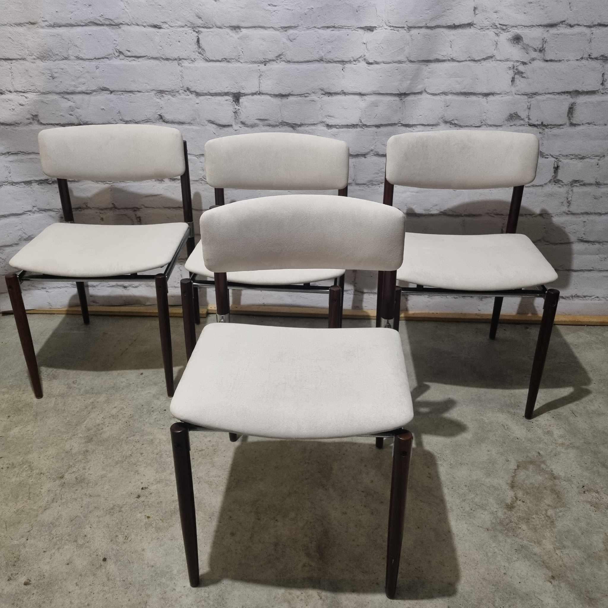 Dining chairs by C. Denekamp for Thereca, set of 4, 1960’s For Sale 5