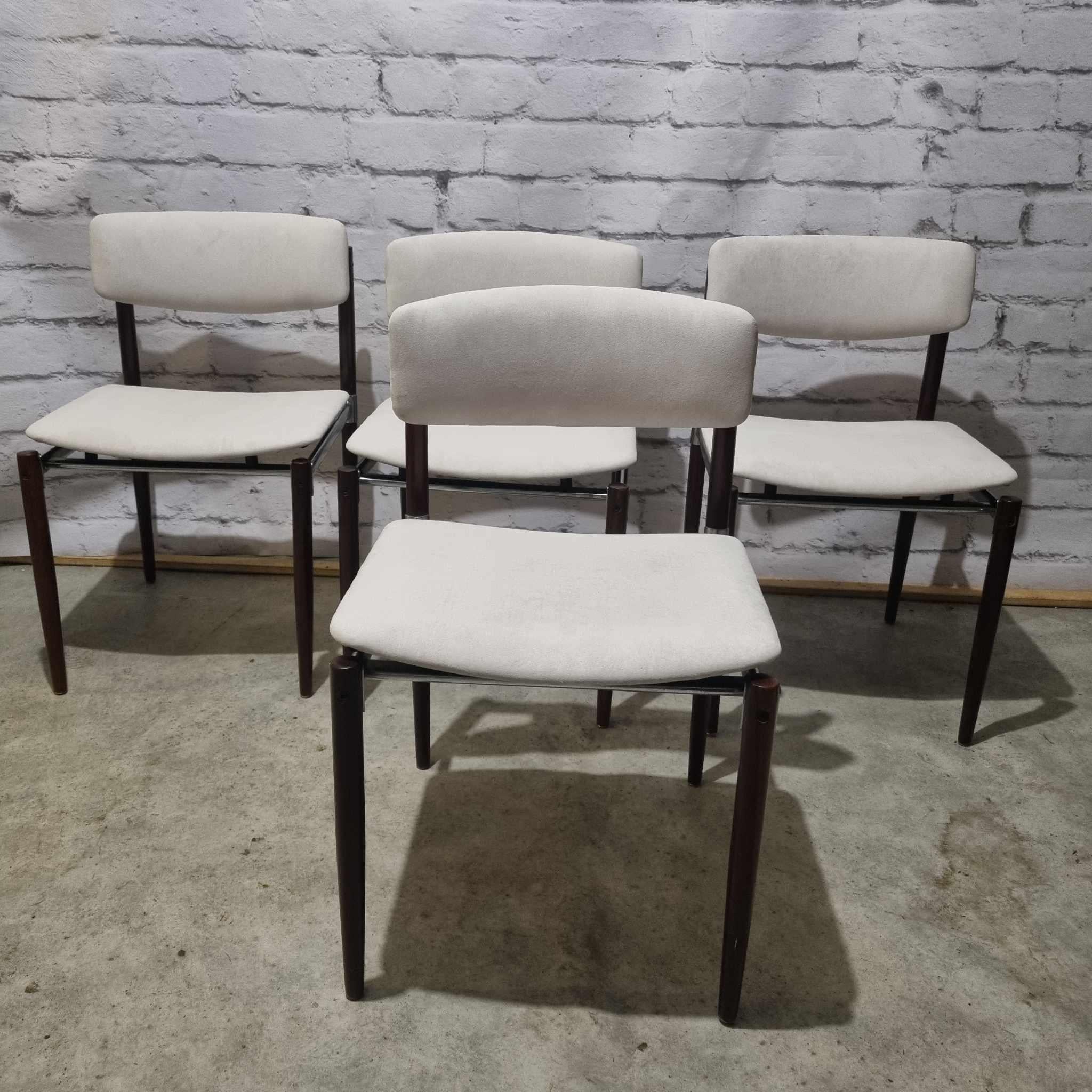 Dining chairs by C. Denekamp for Thereca, set of 4, 1960’s For Sale 6