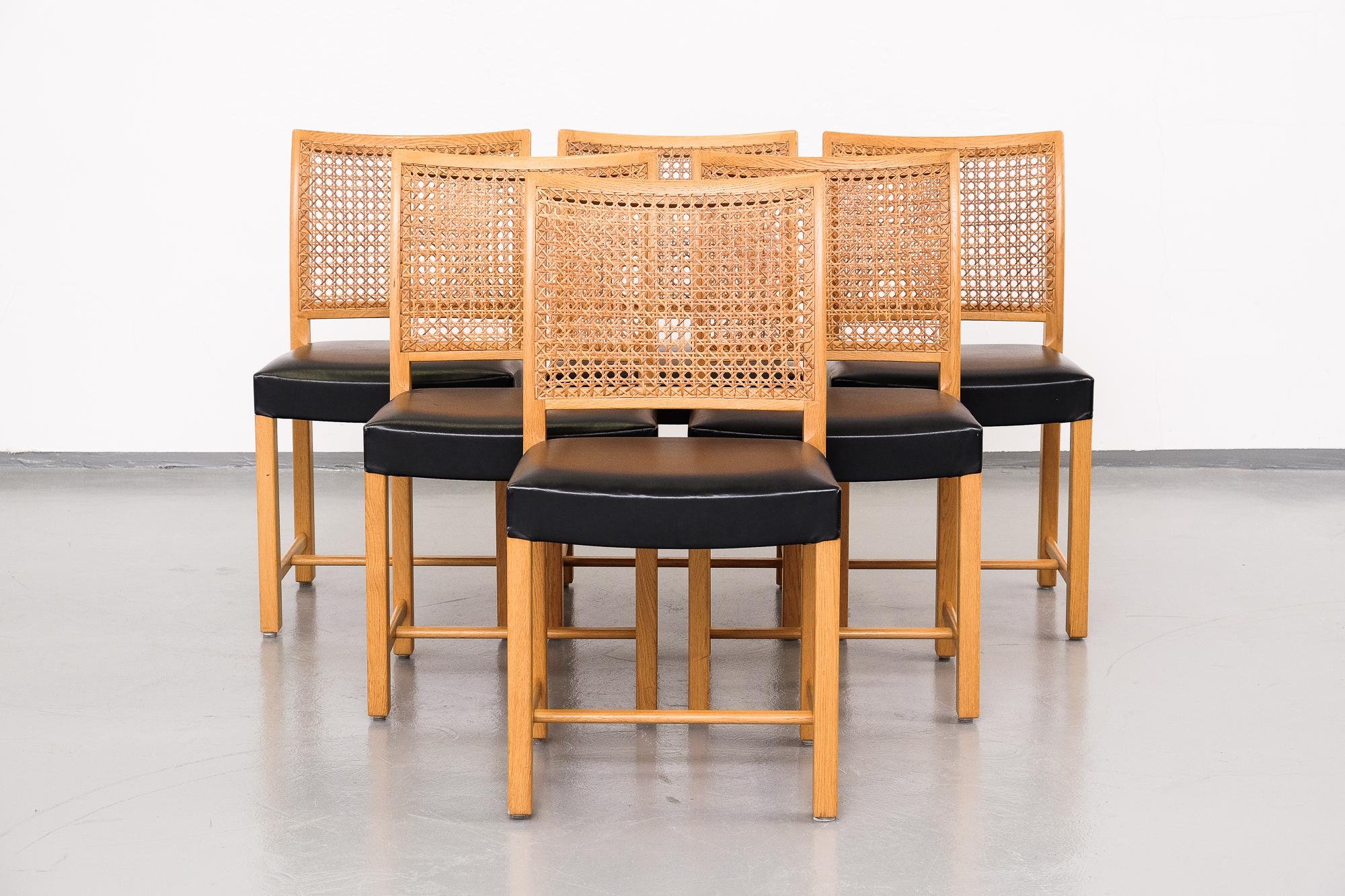 Dining Chairs by Carl Gustaf Hiort Af Ornäs for Mikko Nupponen, 1950s, Set of 6 3