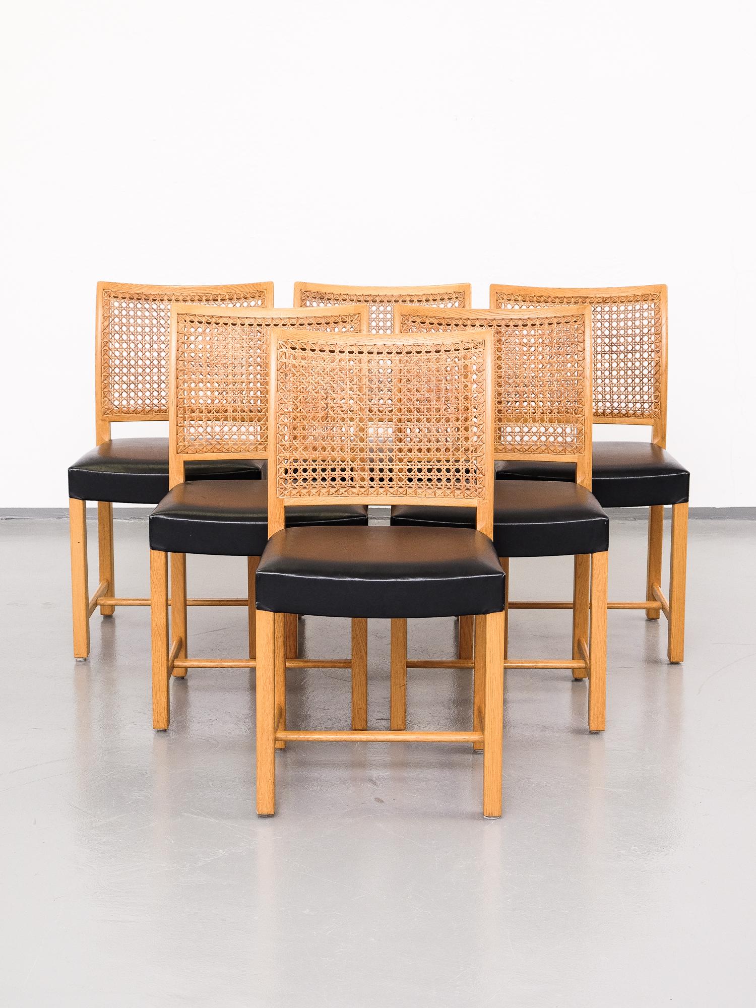 Dining Chairs by Carl Gustaf Hiort Af Ornäs for Mikko Nupponen, 1950s, Set of 6 4