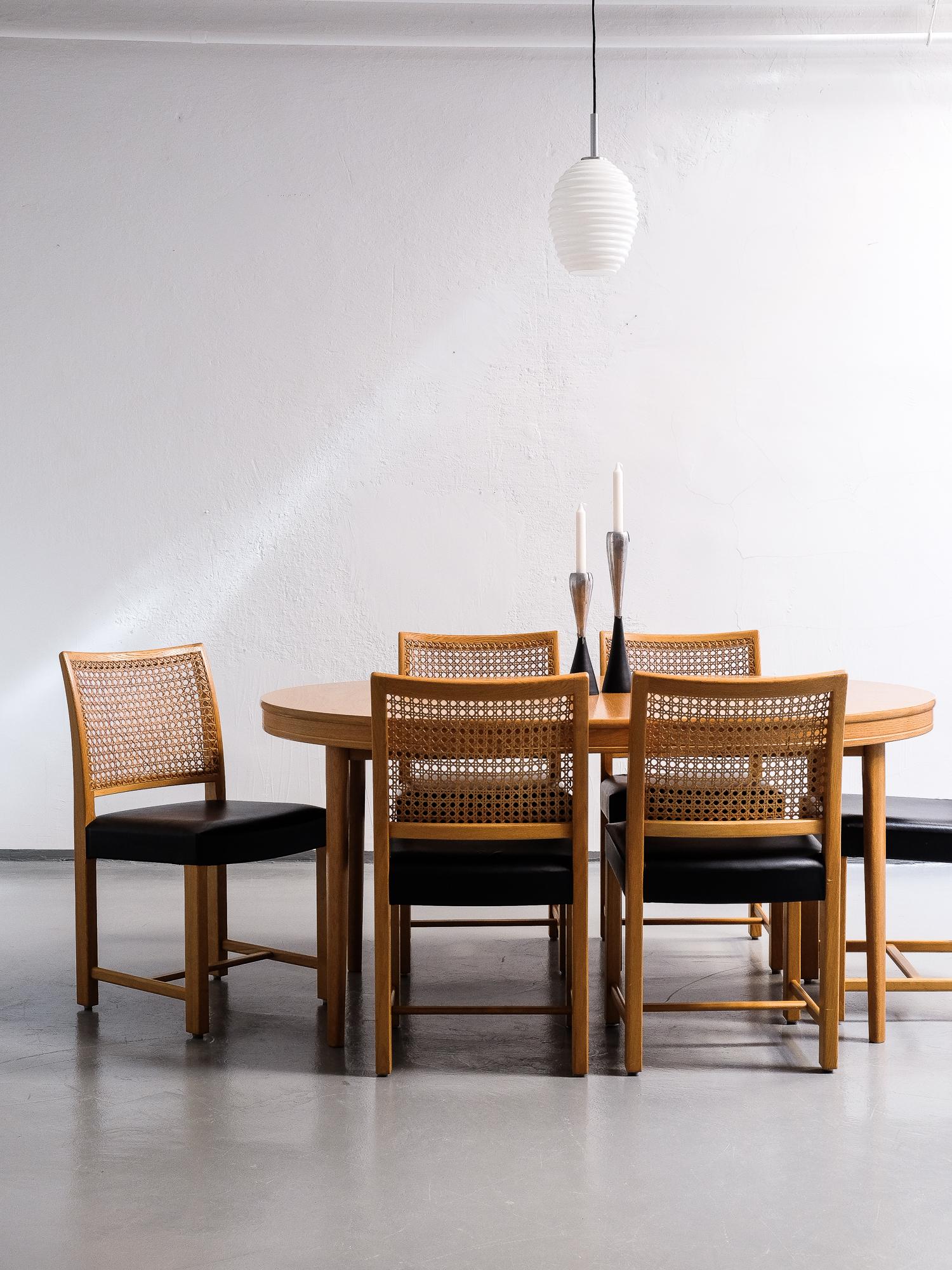 Dining Chairs by Carl Gustaf Hiort Af Ornäs for Mikko Nupponen, 1950s, Set of 6 13