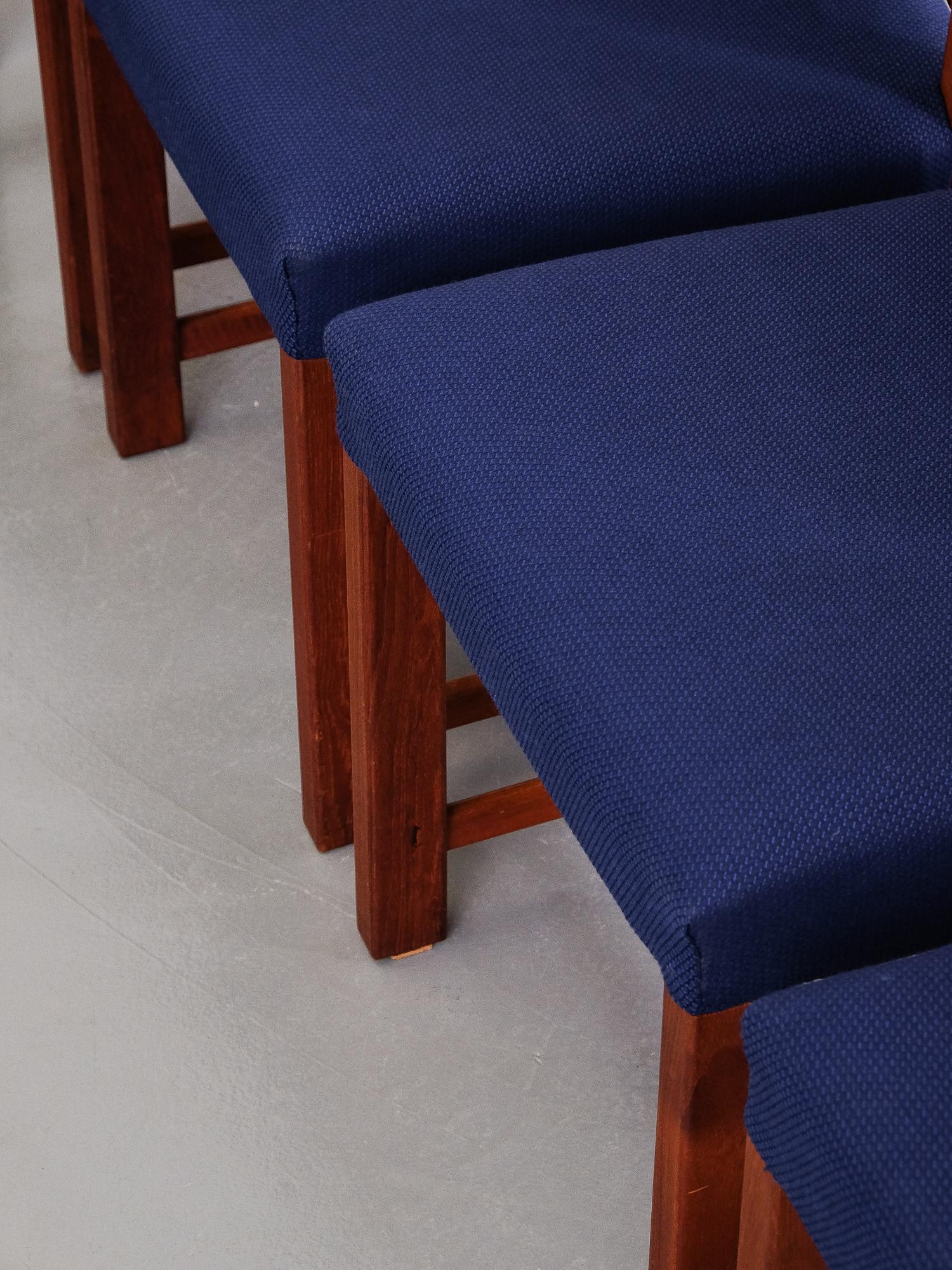 Dining Chairs by Carl Gustaf Hiort Af Ornäs for Mikko Nupponen, 1950s, Set of 8 7