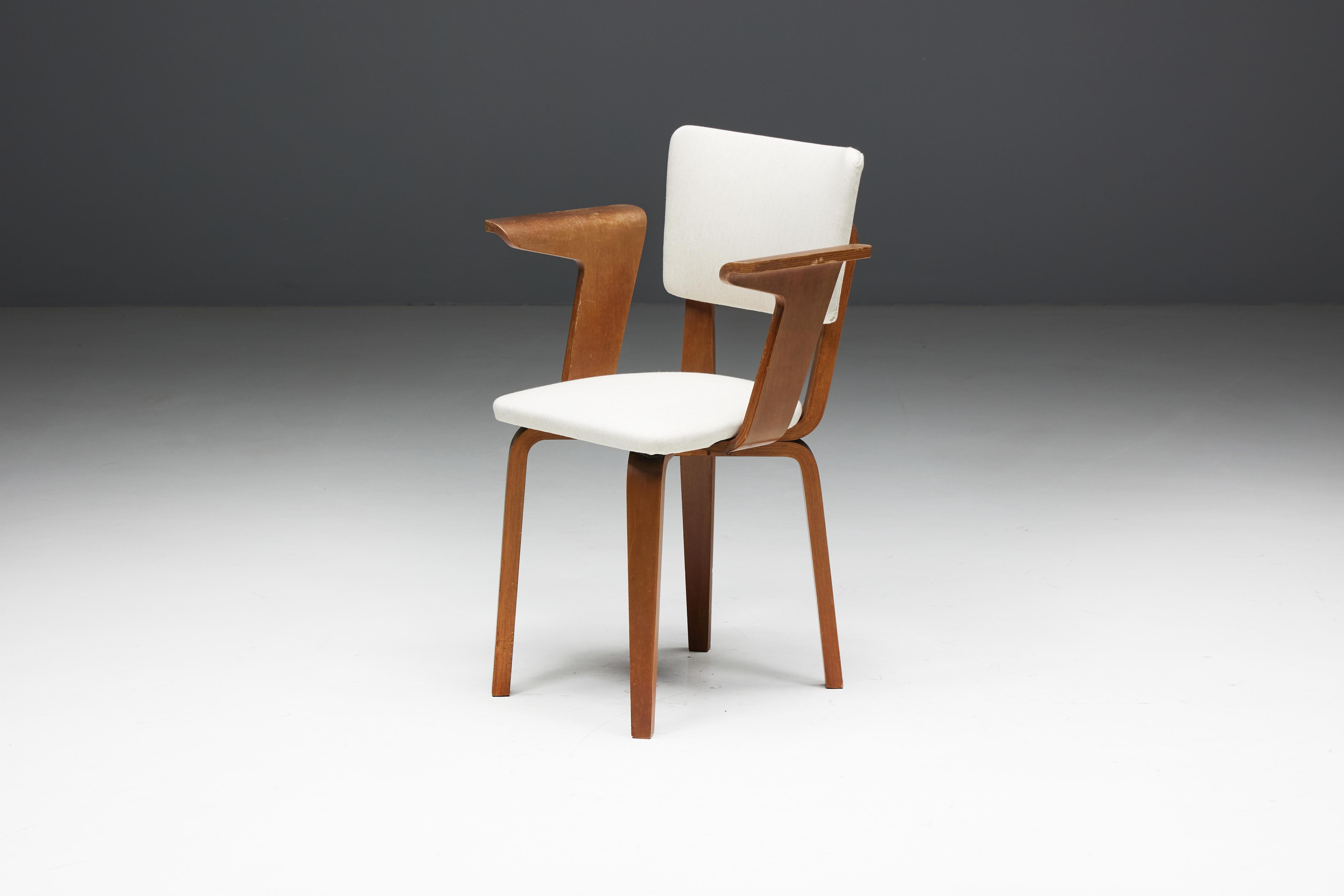 Dining Chairs by Cor Alons for Gouda Den Boer, Netherlands, 1950s For Sale 6