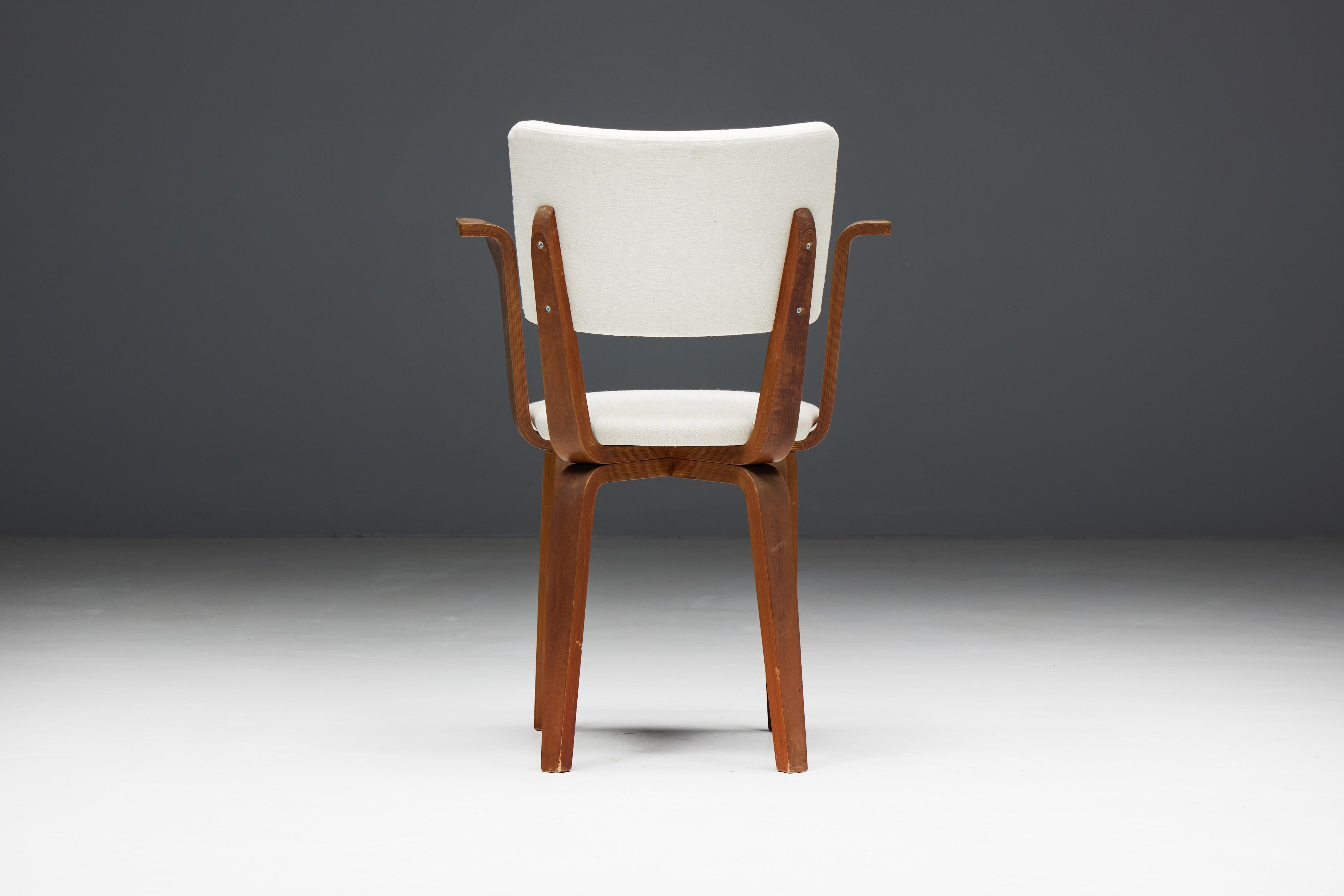 Dining Chairs by Cor Alons for Gouda Den Boer, Netherlands, 1950s For Sale 8