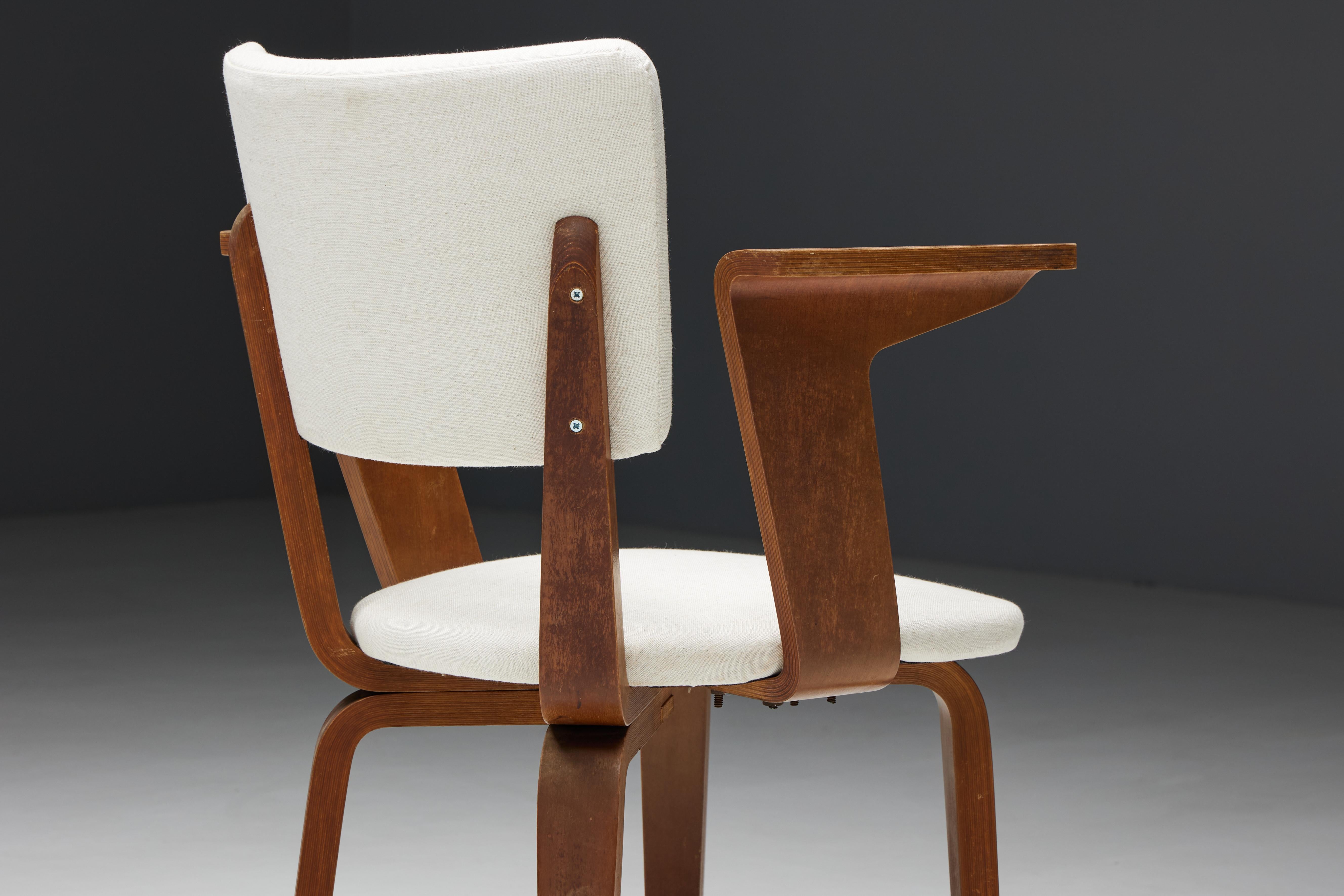 Dining Chairs by Cor Alons for Gouda Den Boer, Netherlands, 1950s For Sale 9