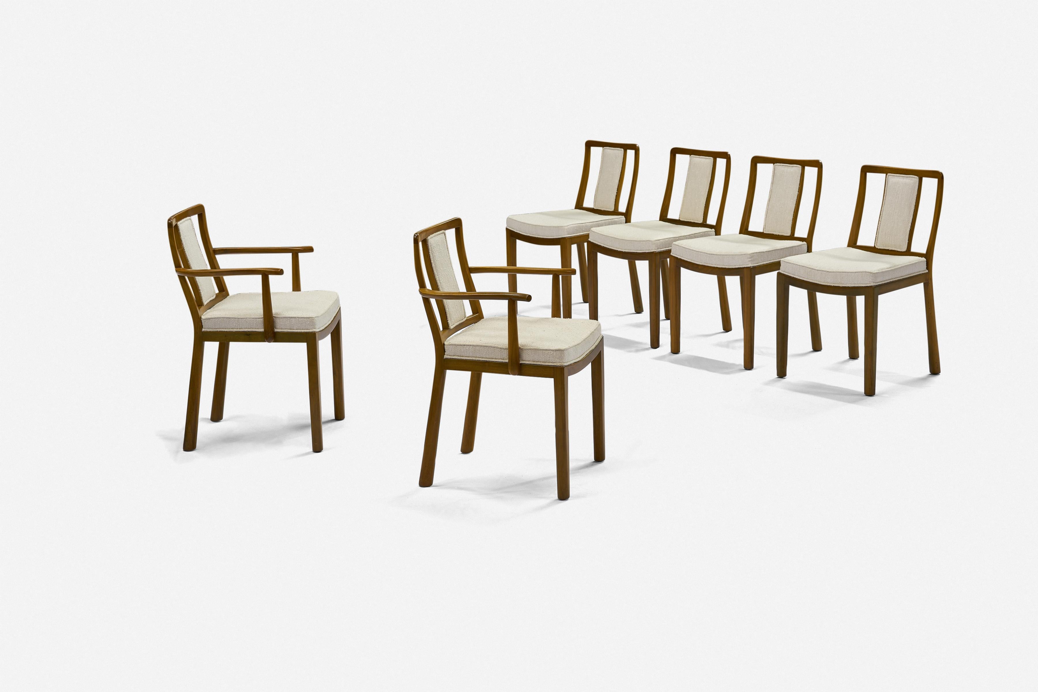 Mid-Century Modern Dining Chairs by Edward Wormley for Dunbar, Set of Six, 1950s For Sale