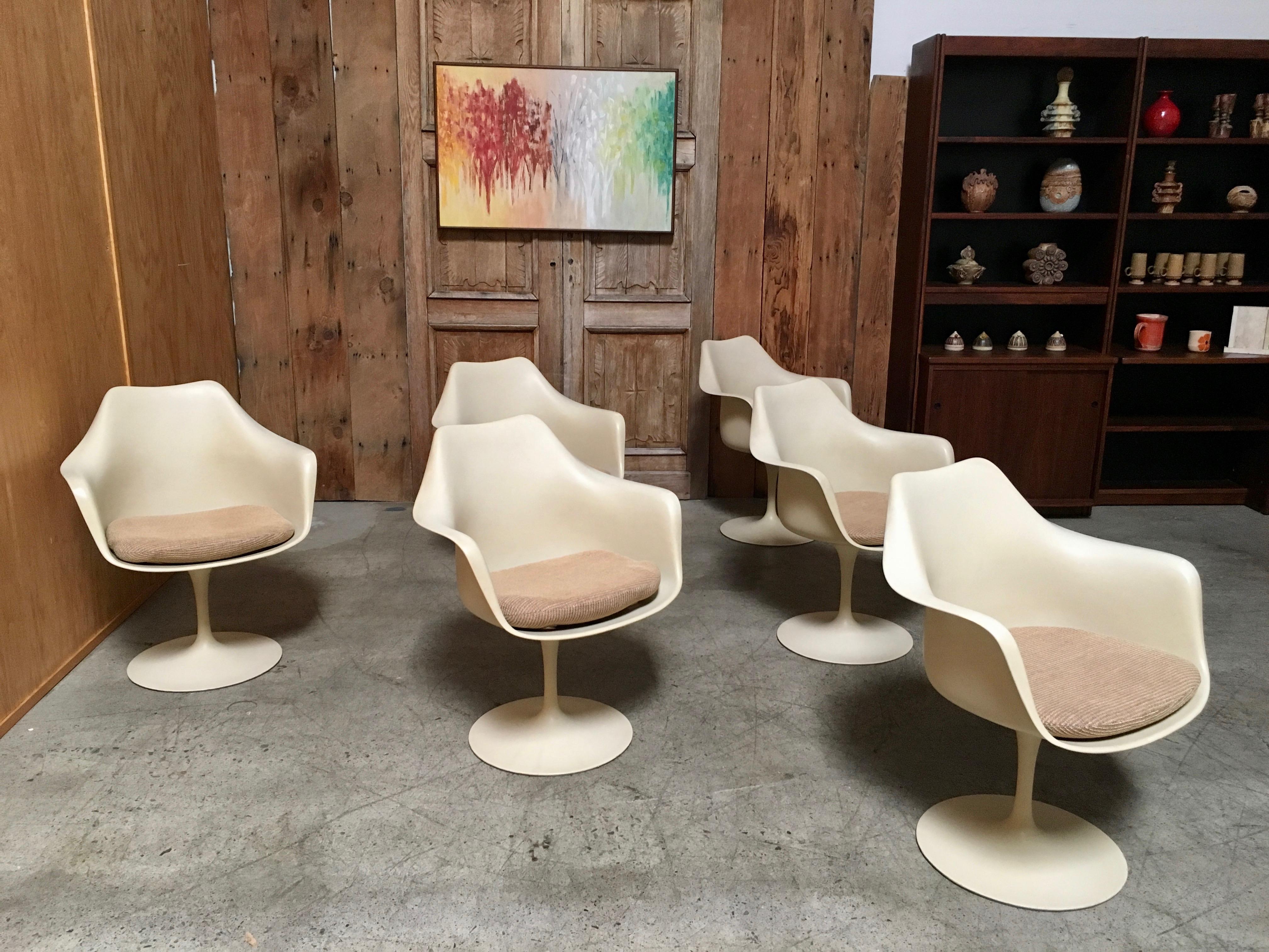 20th Century Dining Chairs by Eero Saarinen for Knoll Set of Six
