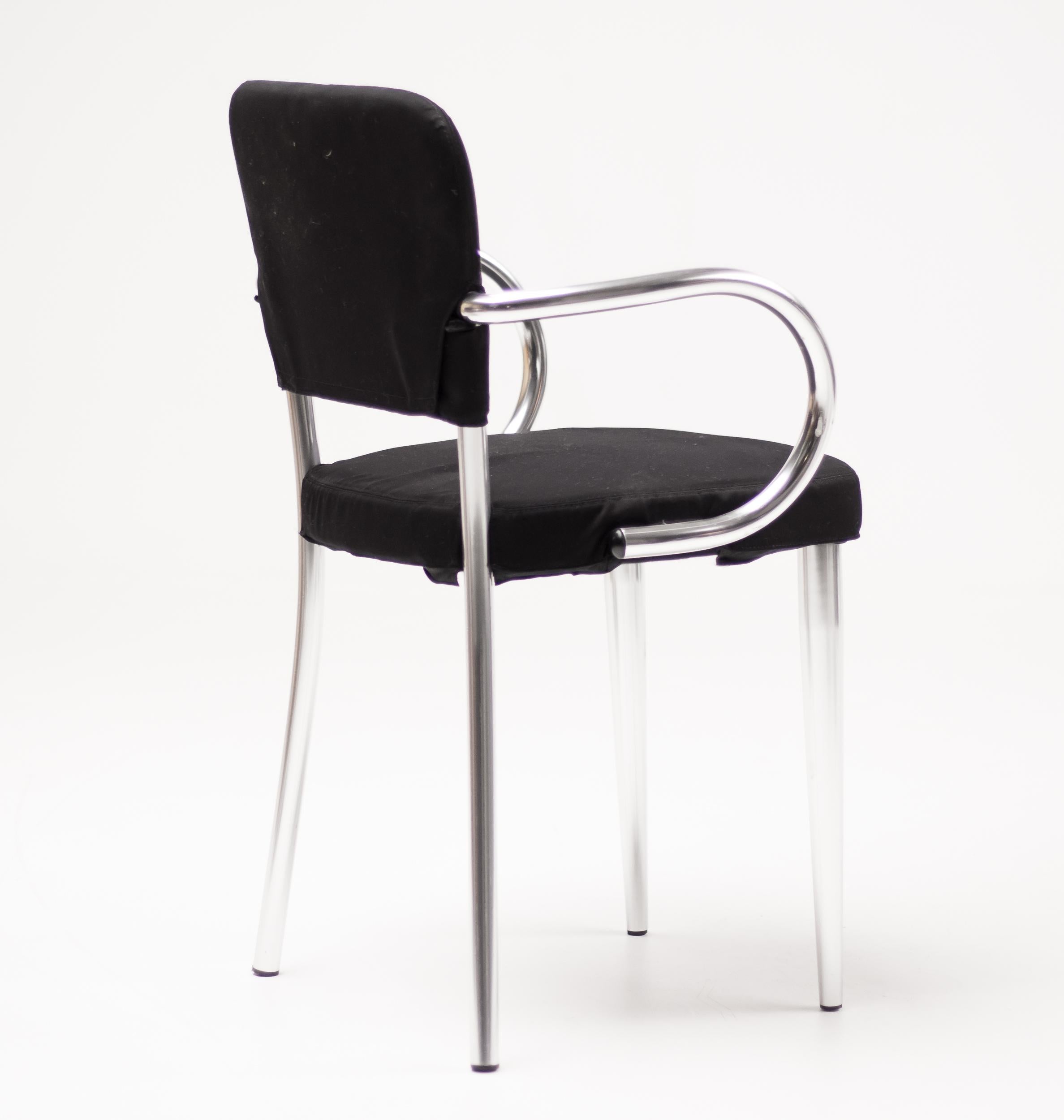 Elegant aluminium chairs, great for a restaurant or canteen.
Multiple chairs available, priced individually.

 