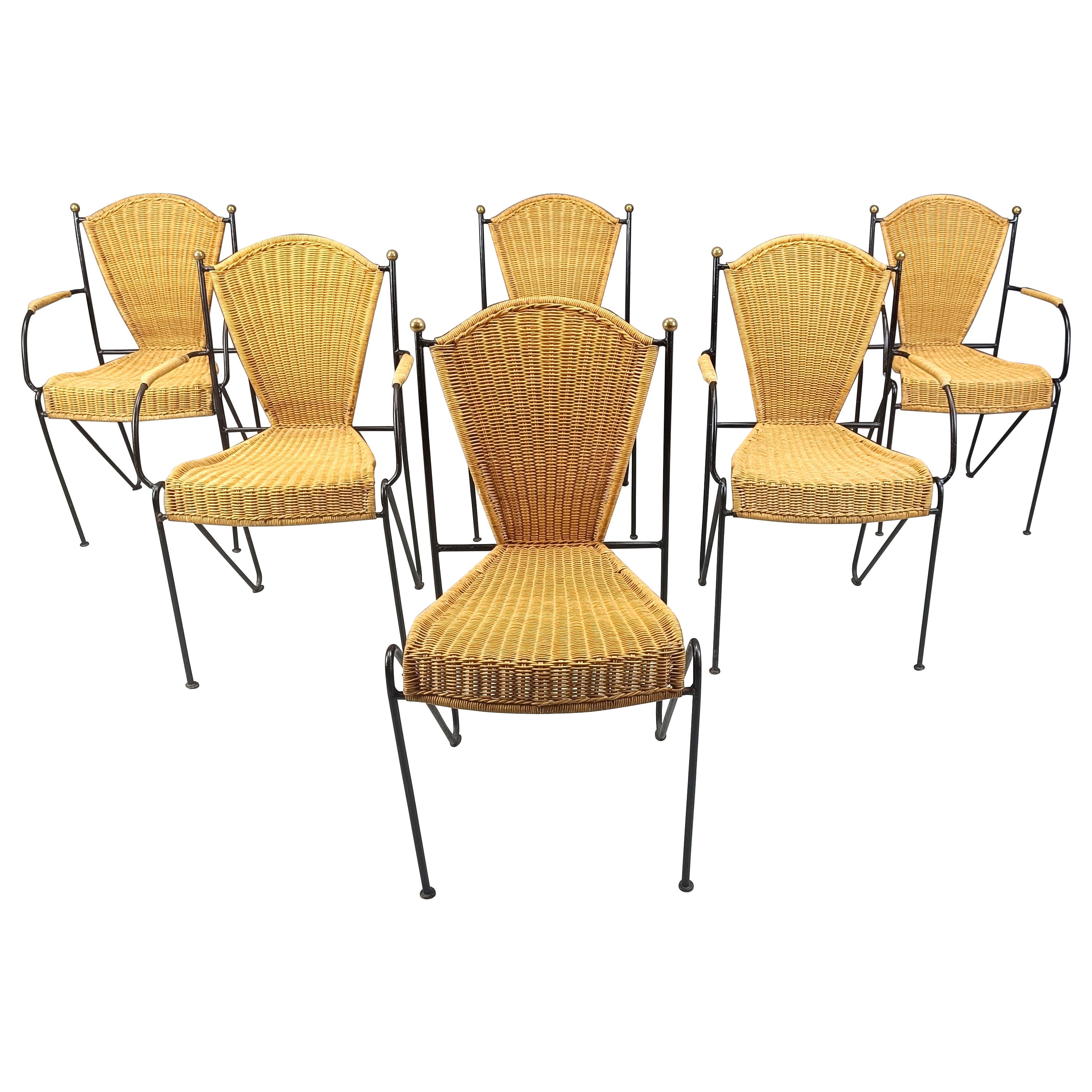 Dining Chairs by Frederick Weinberg, 1960s, Set of 6