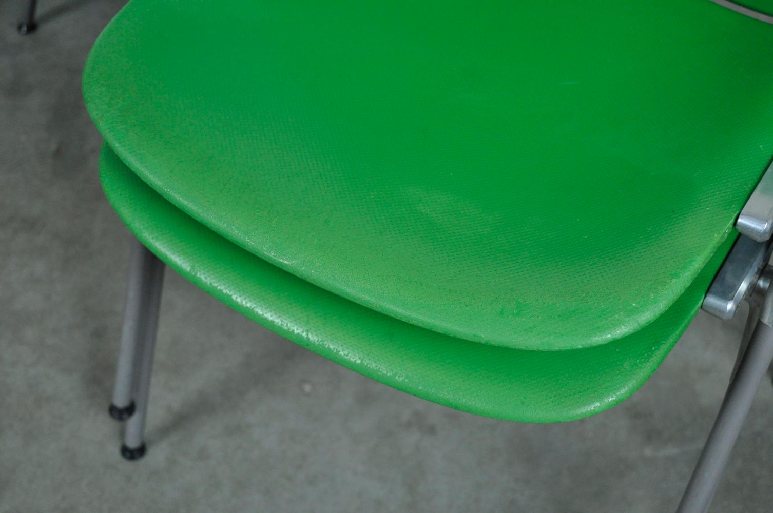 Chaises de salle à manger de Giancarlo Piretti pour Castelli, Italie, années 1980 8