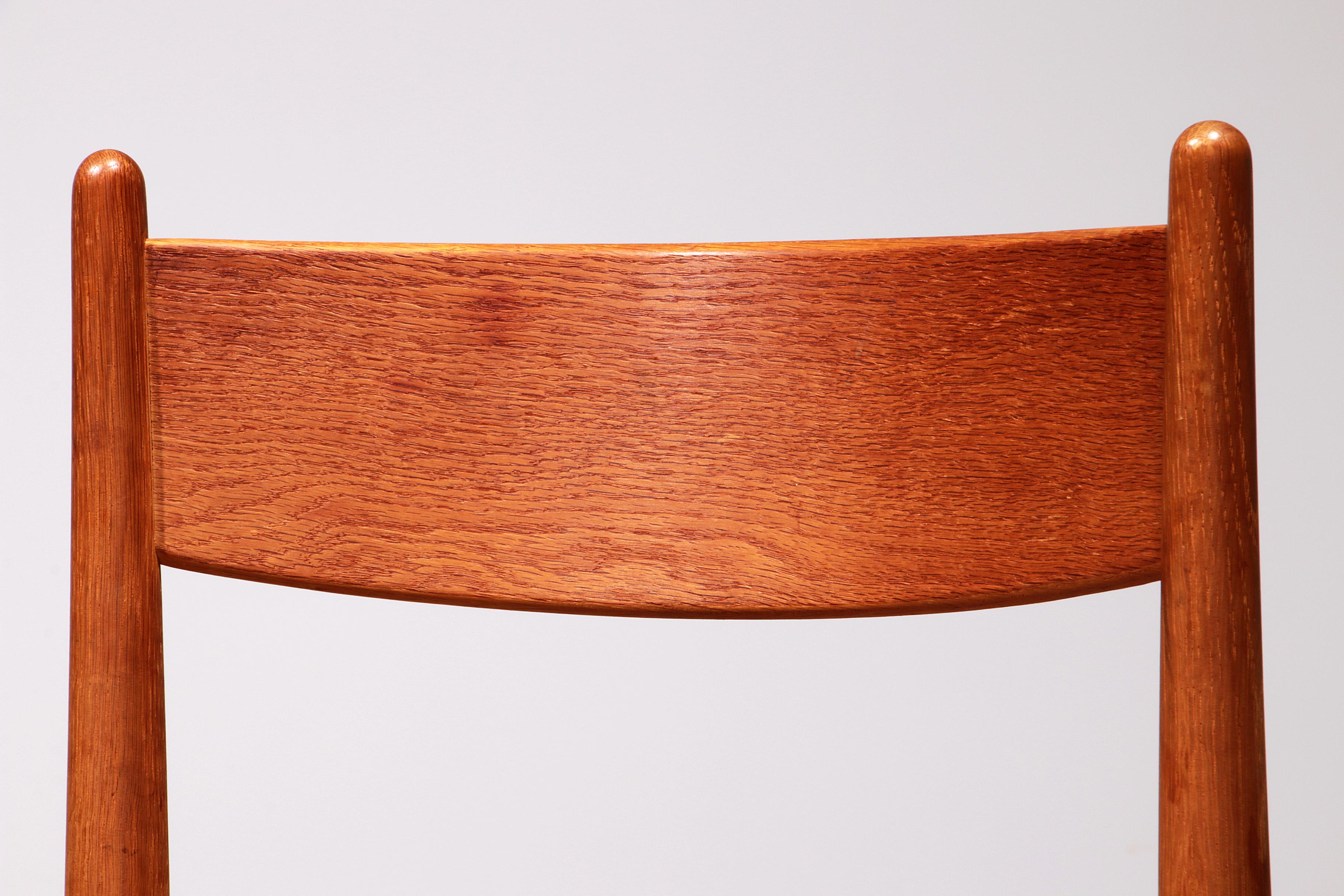 Sedie da pranzo di Hansen per Carl Hansen & Søn Danimarca 2 CH37 e 2 CH36 in vendita 5