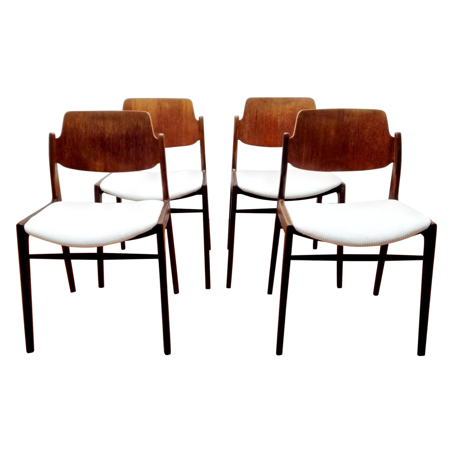 Sillas de comedor de Hartmut Lohmeyer para Wilkhahn, Alemania Años 60