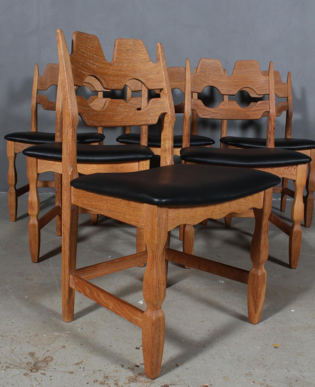 Danish Dining Chairs by Henning Kjærnulf