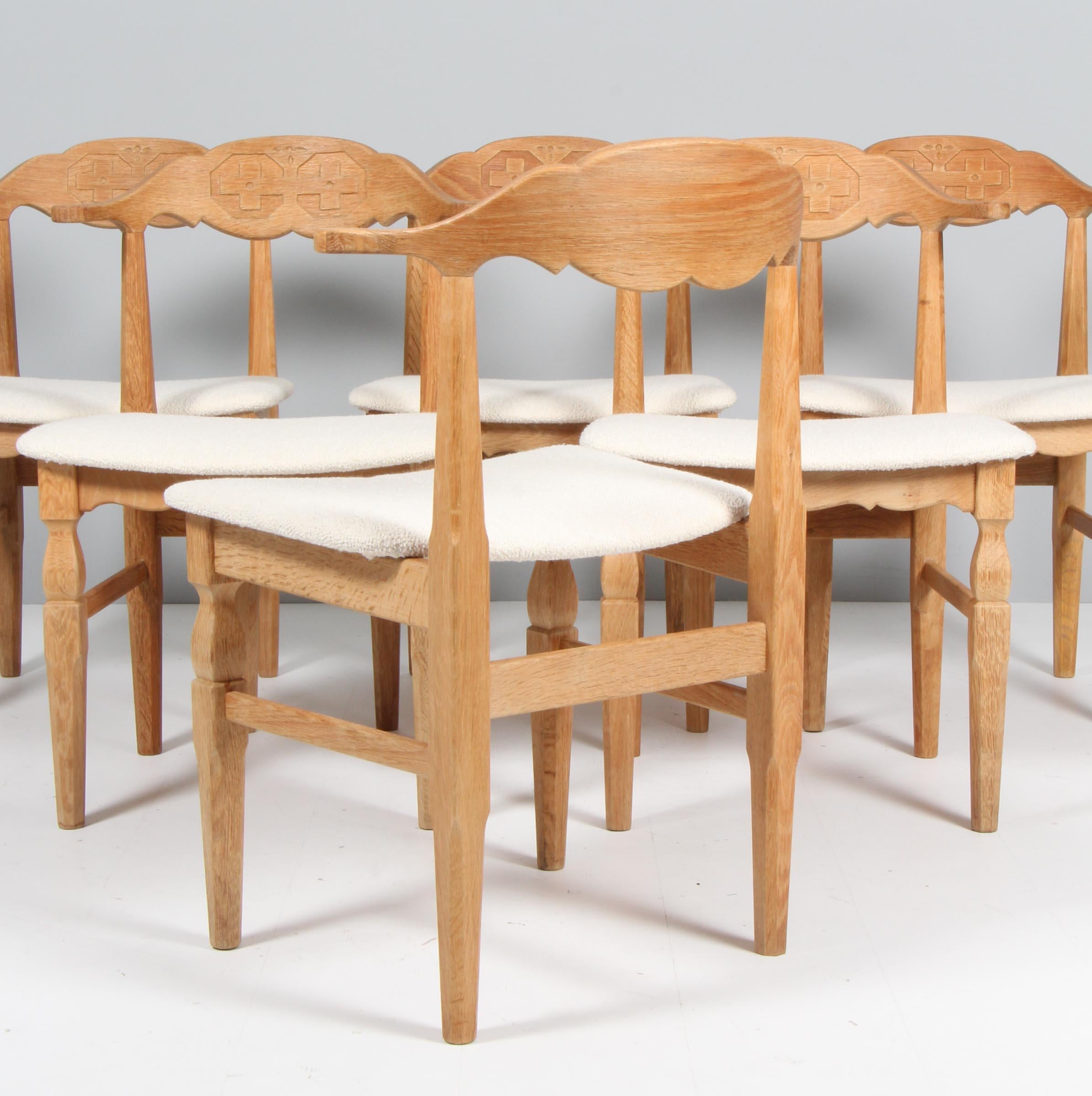 Late 20th Century Dining Chairs by Henning Kjærnulf