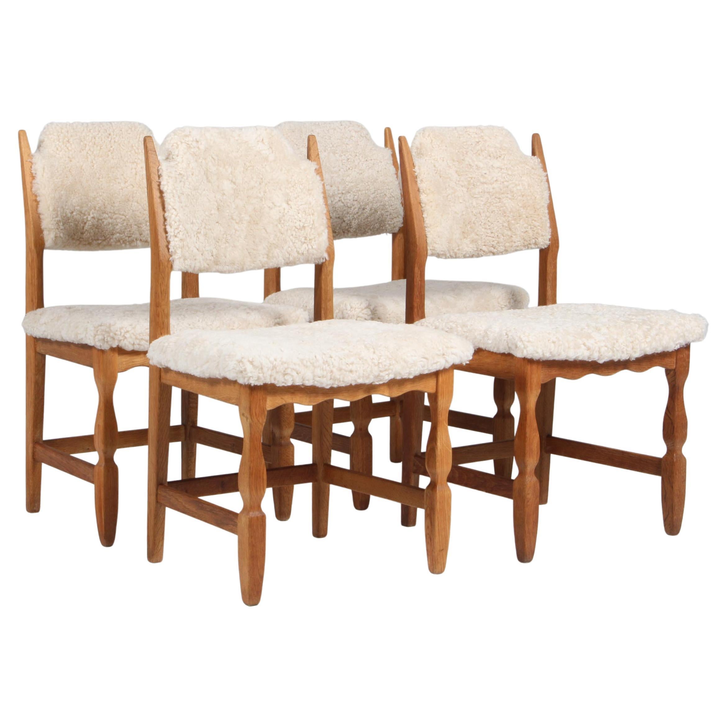 Dining Chairs by Henning Kjærnulf For Sale