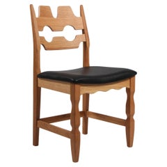 Dining Chairs by Henning Kjærnulf, model Razoblade, Denmark, Oak