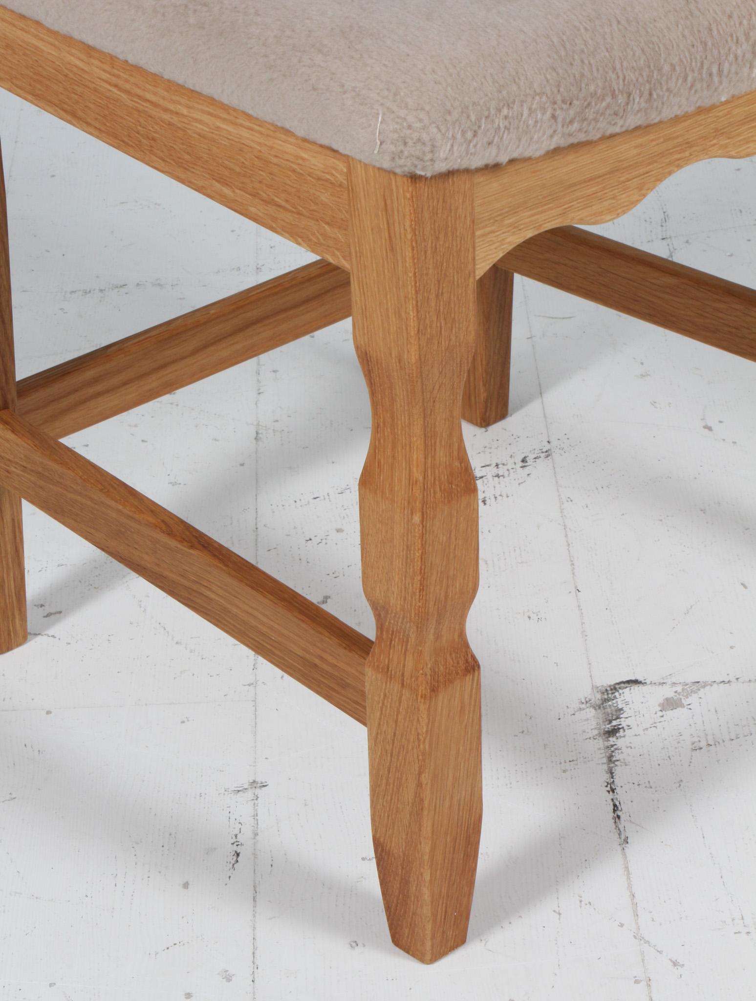 Sedie da pranzo di Henning Kjærnulf, modello Razorblade, Danimarca, Oak. In condizioni Nuovo a Esbjerg, DK