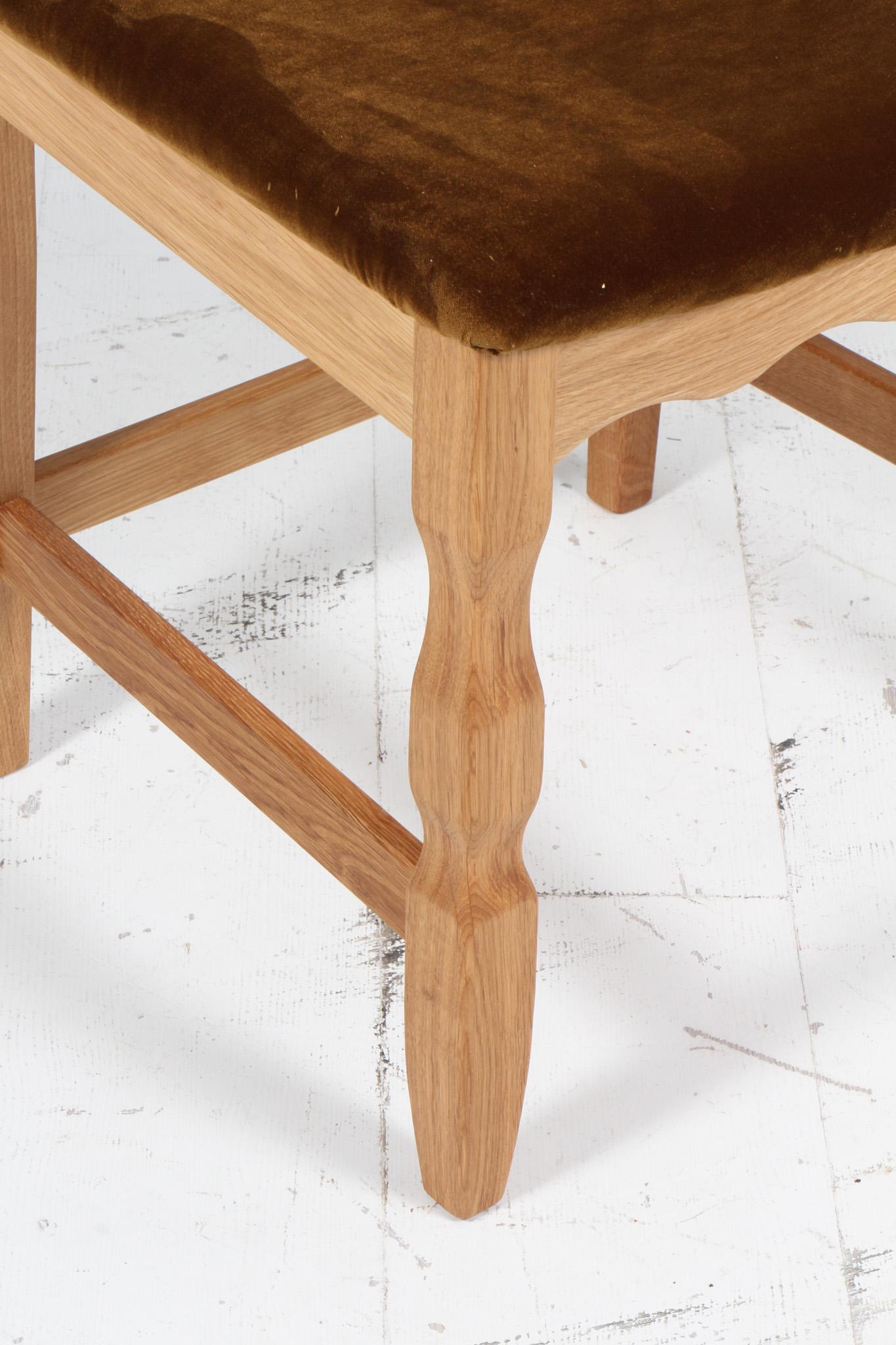 Chaises de salle à manger de Henning Kjærnulf, modèle Razorblade, Danemark, Oak Neuf - En vente à Esbjerg, DK