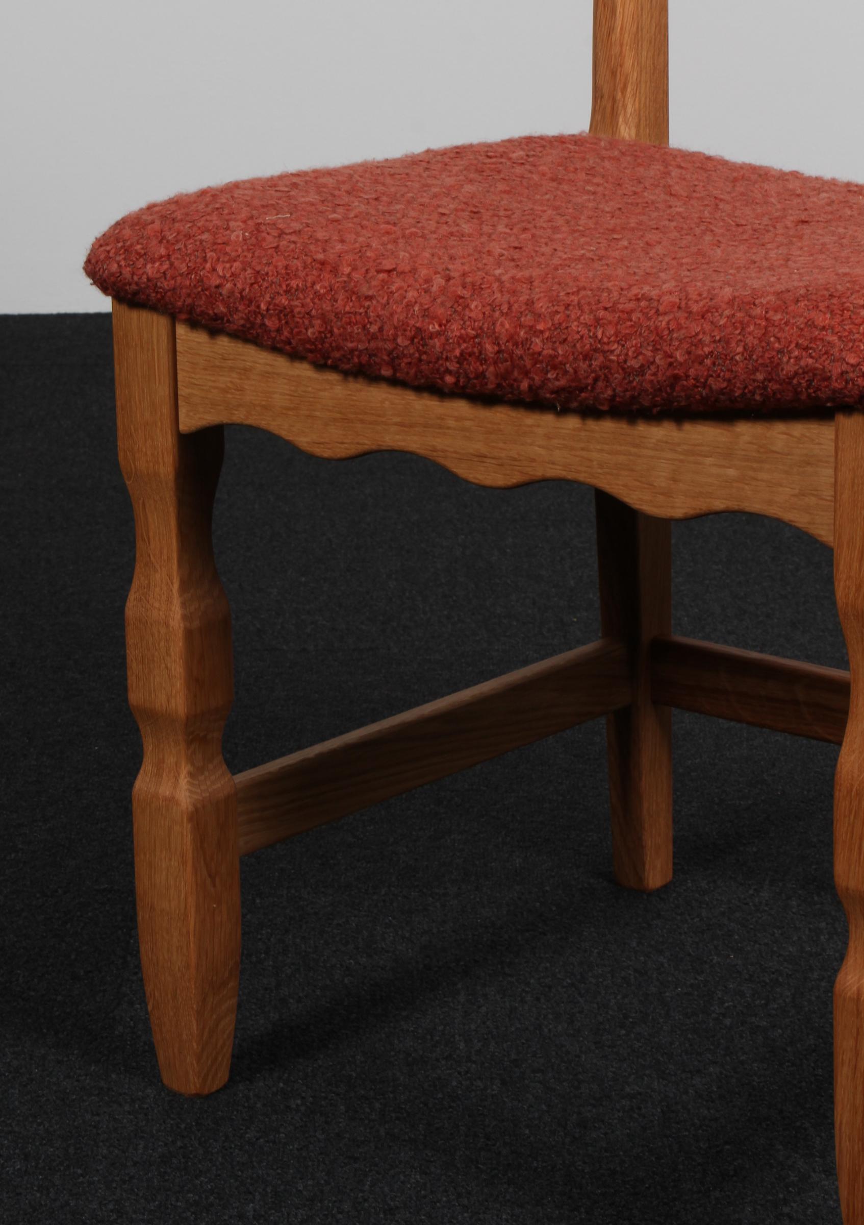 Dining Chairs by Henning Kjærnulf, Model Razorblade, Denmark, Oak im Zustand „Neu“ im Angebot in Esbjerg, DK