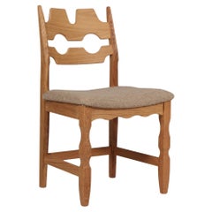 Sillas de comedor de Henning Kjærnulf, Modelo Razorblade, Dinamarca, Roble