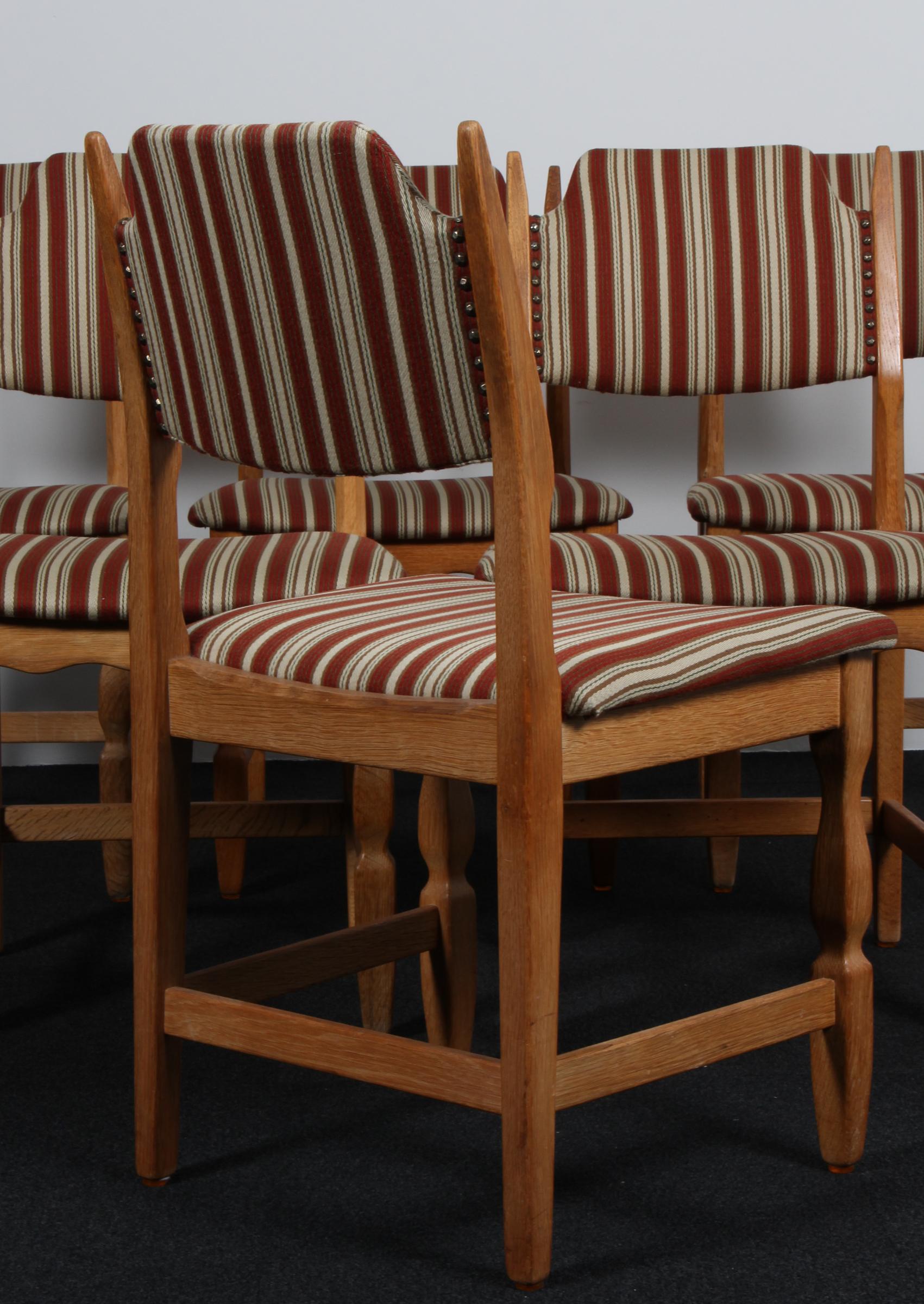 Sillas de comedor de Henning Kjærnulf, lana savak finales del siglo XX en venta