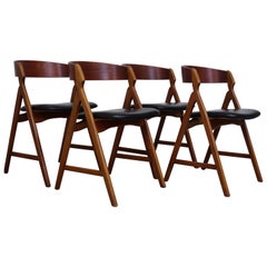 Dining Chairs by Henning Kjaernulf Set of Four