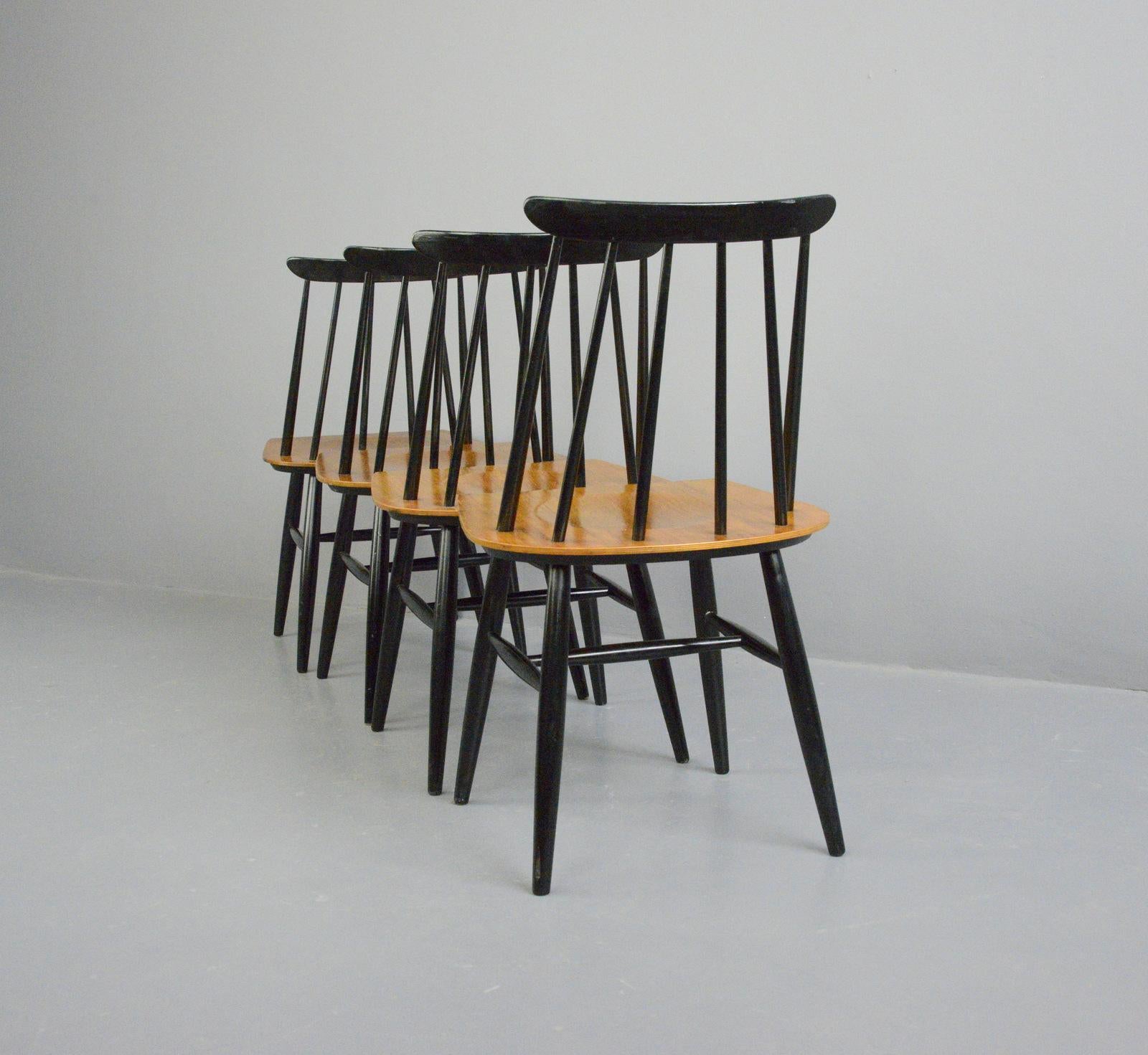Dining Chairs by Ilmari Tapiovaara, Circa 1960s 5