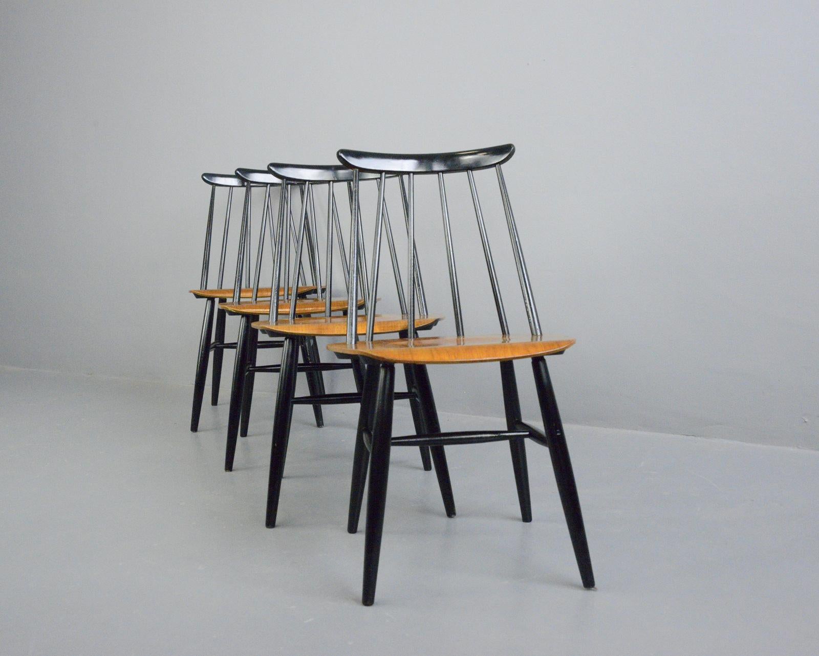 Teak Dining Chairs by Ilmari Tapiovaara, Circa 1960s