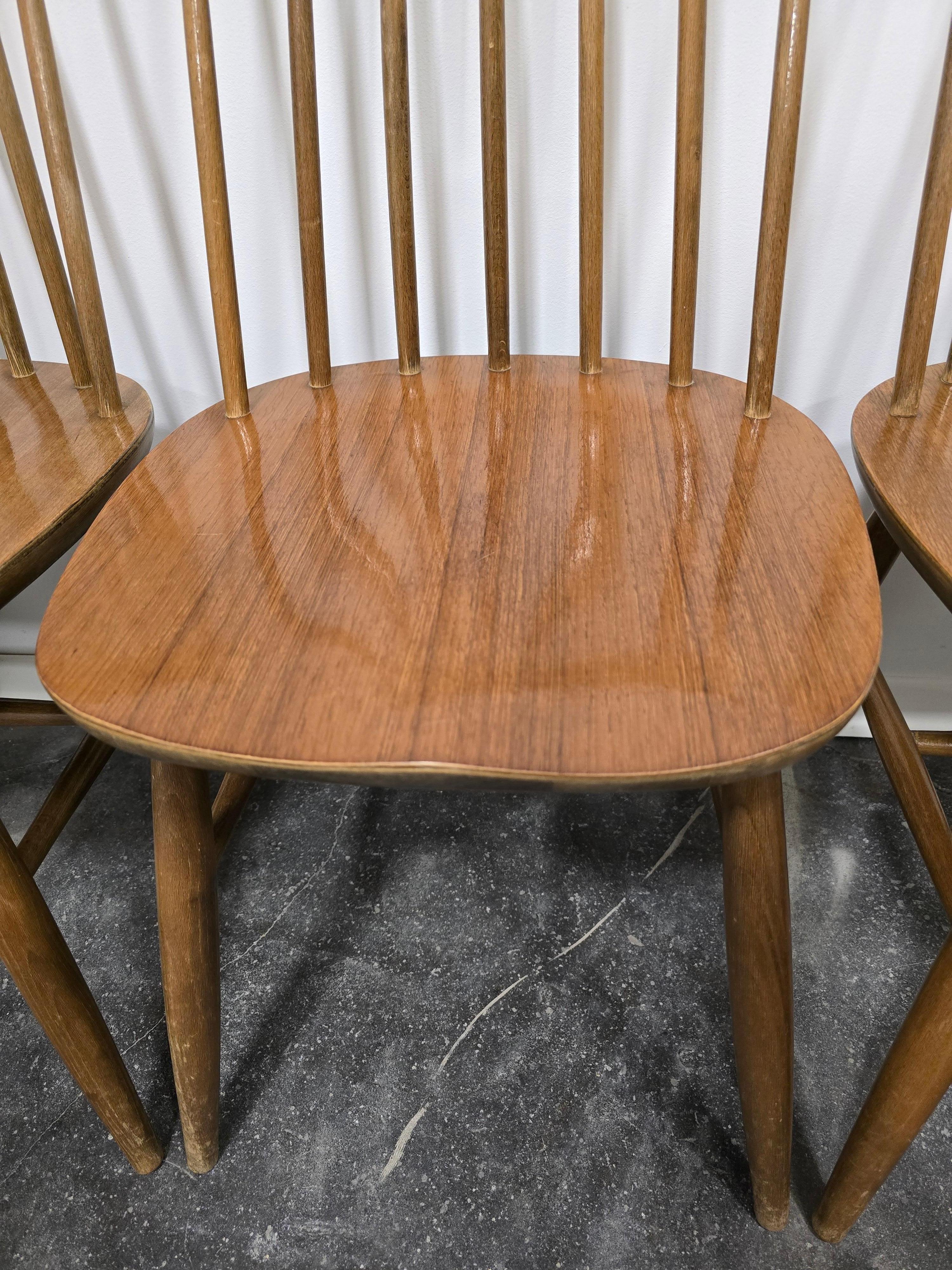 Dining chairs by Ilmari Tapivaara 1970s 1 of 4 For Sale 4