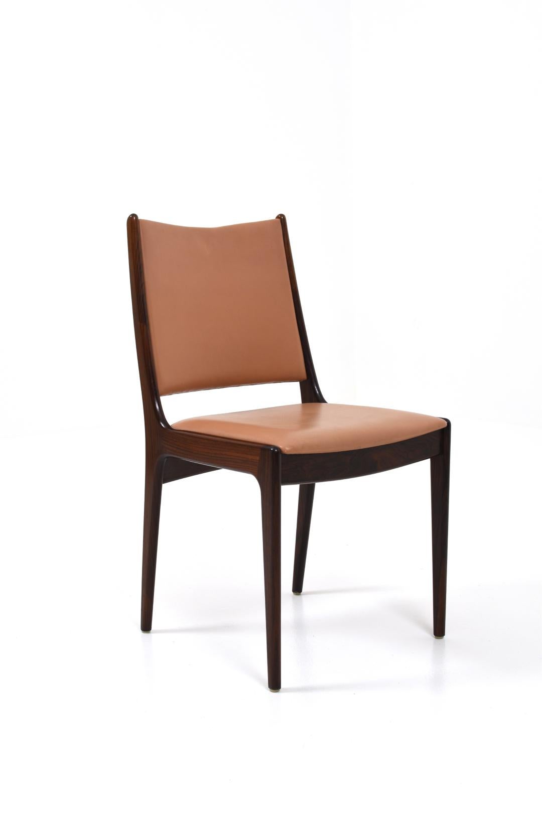 Mid-20th Century Dining Chairs by Johannes Andersen for Uldum Møbelfabrik 1960s