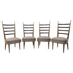 Chaises de salle à manger de Josef Pehr, Tchécoslovaquie, années 1940, ensemble de 4 pièces