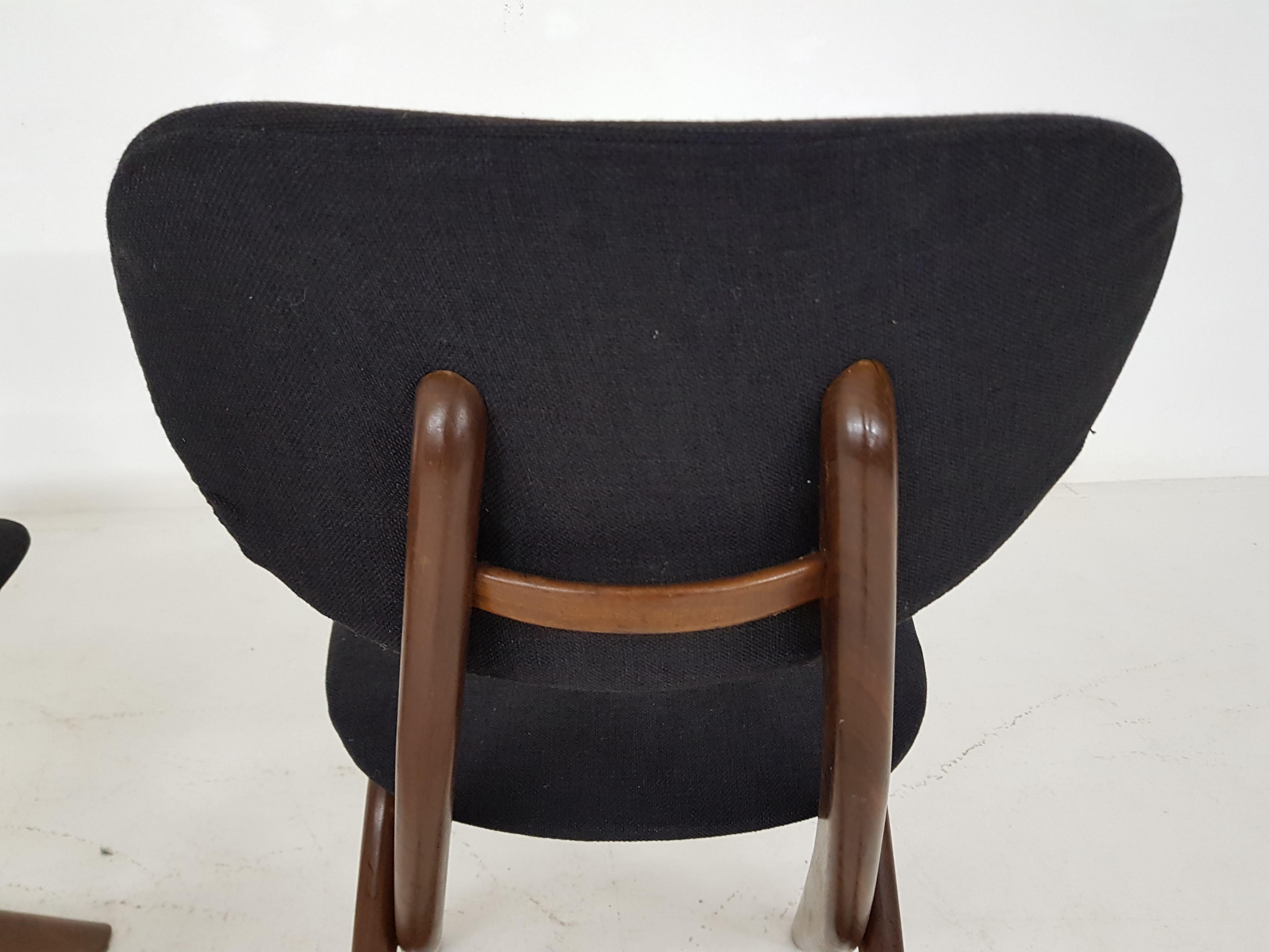 20th Century Dining Chairs by Louis van Teeffelen for Wébé, Dutch Design, 1950s