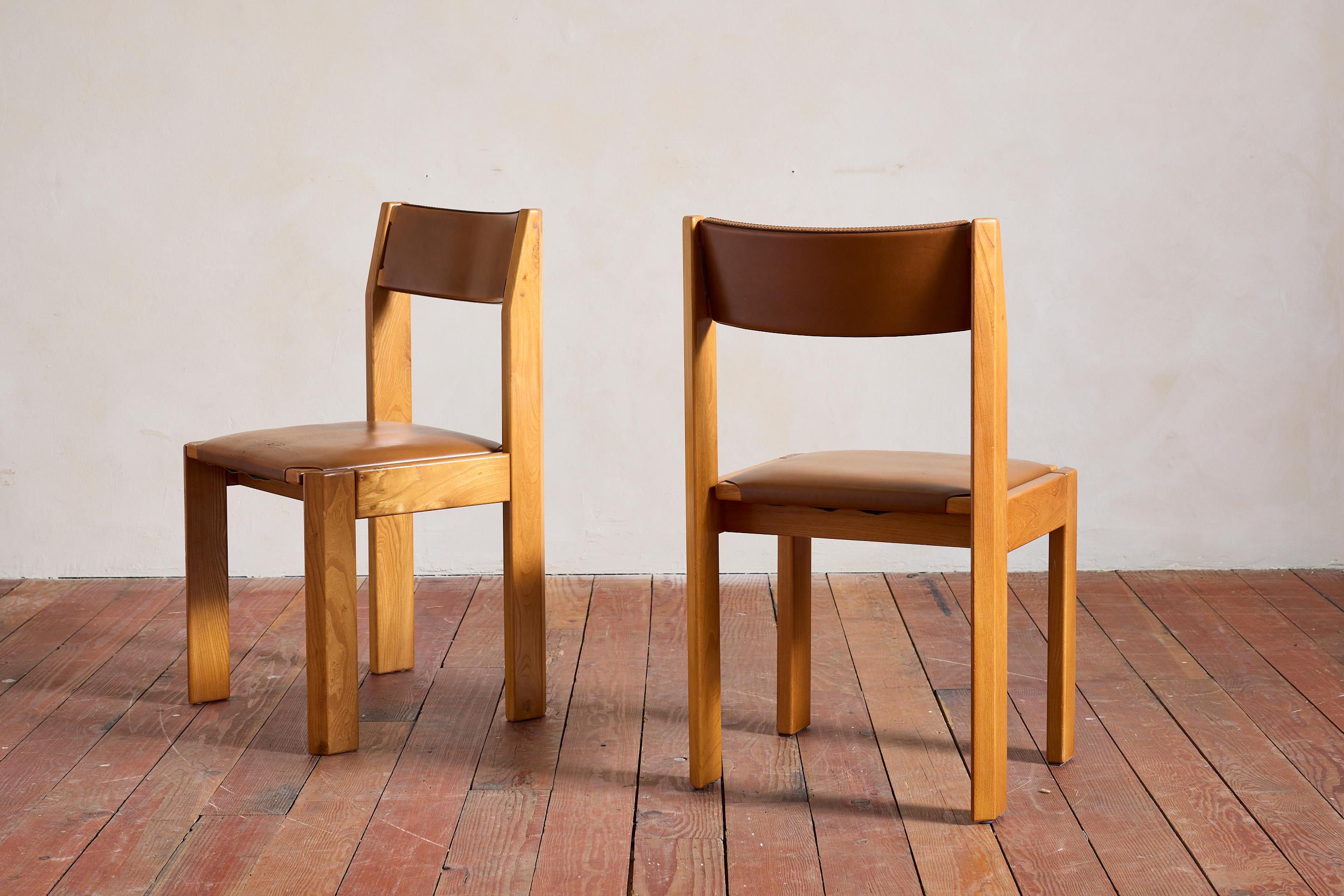 Français Chaises de salle à manger de Luigi Gorgoni pour Roche Bobois en vente