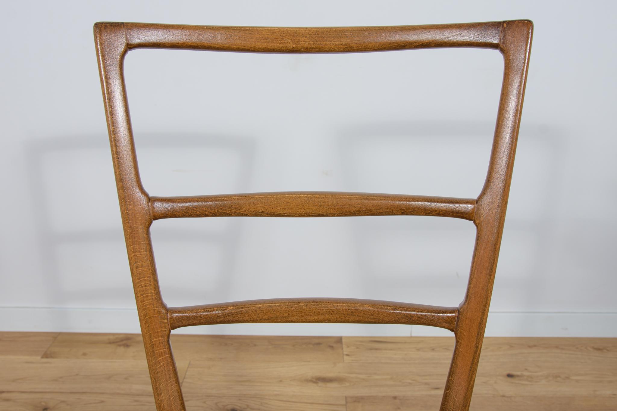 Dining Chairs by Mariana Grabiński for Swarzędz Factory, 1960s, Set of 4 For Sale 8