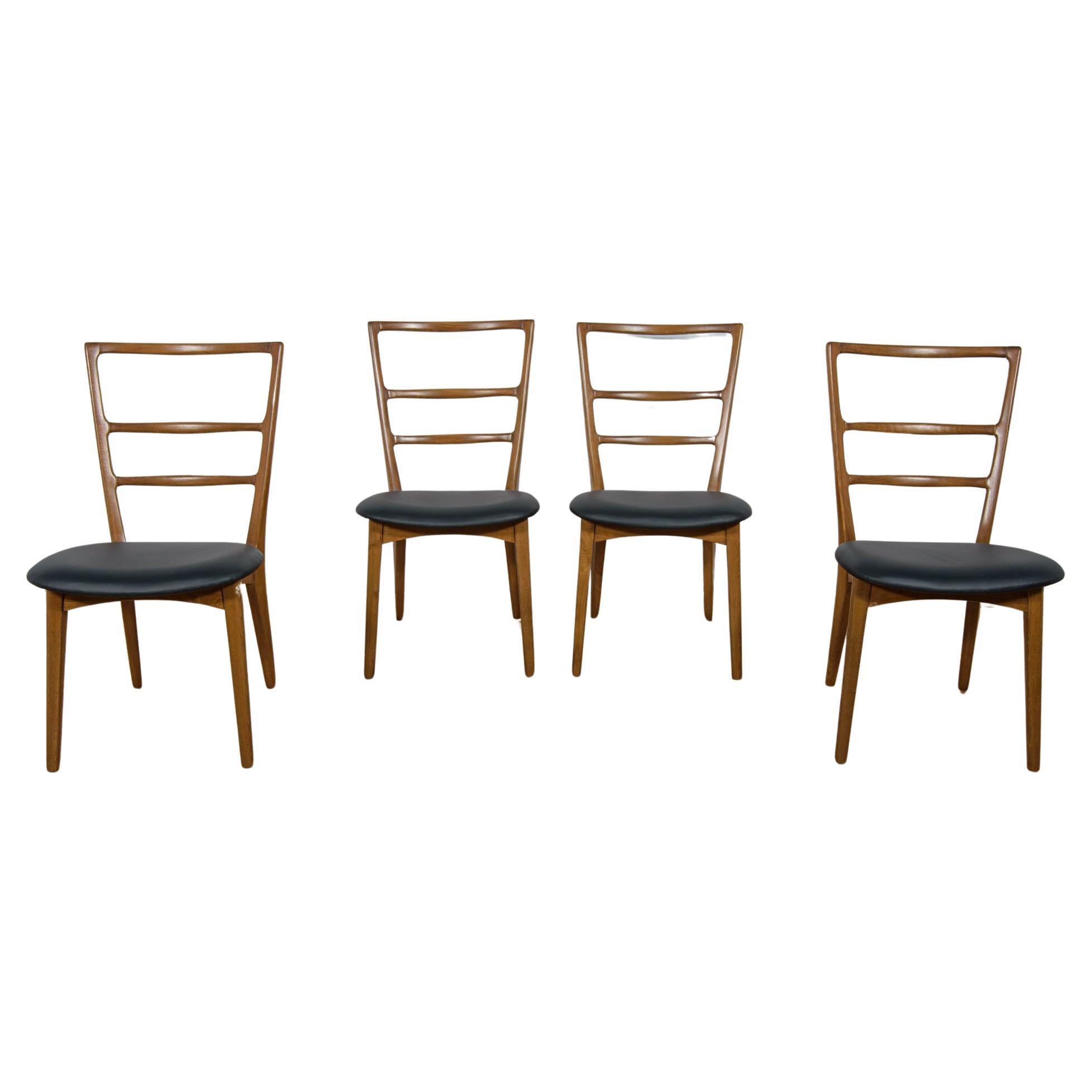 Dining Chairs by Mariana Grabiński for Swarzędz Factory, 1960s, Set of 4