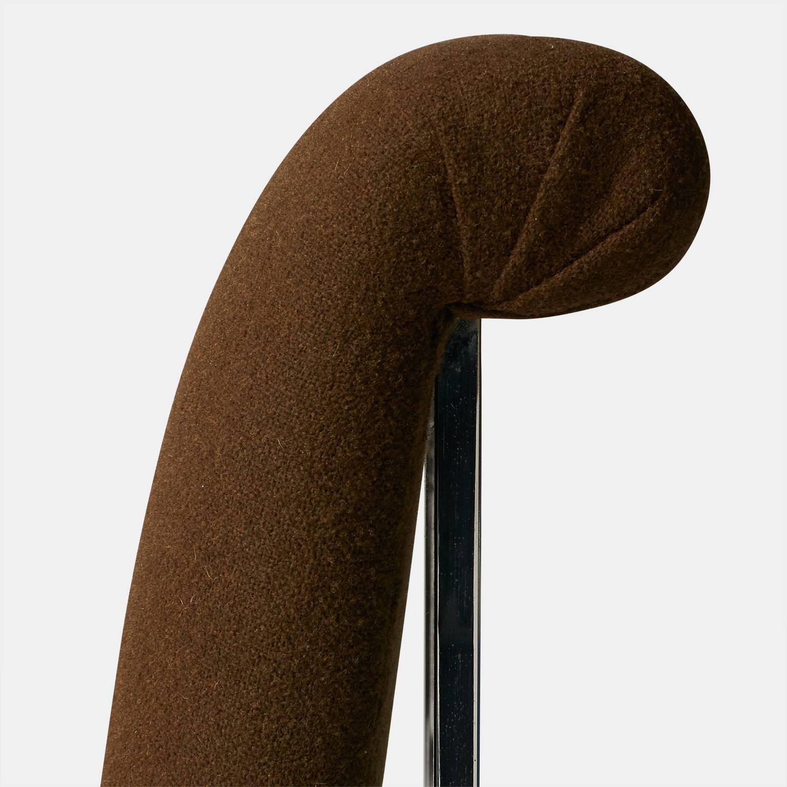 Wool Dining Chairs by Milo Baughman