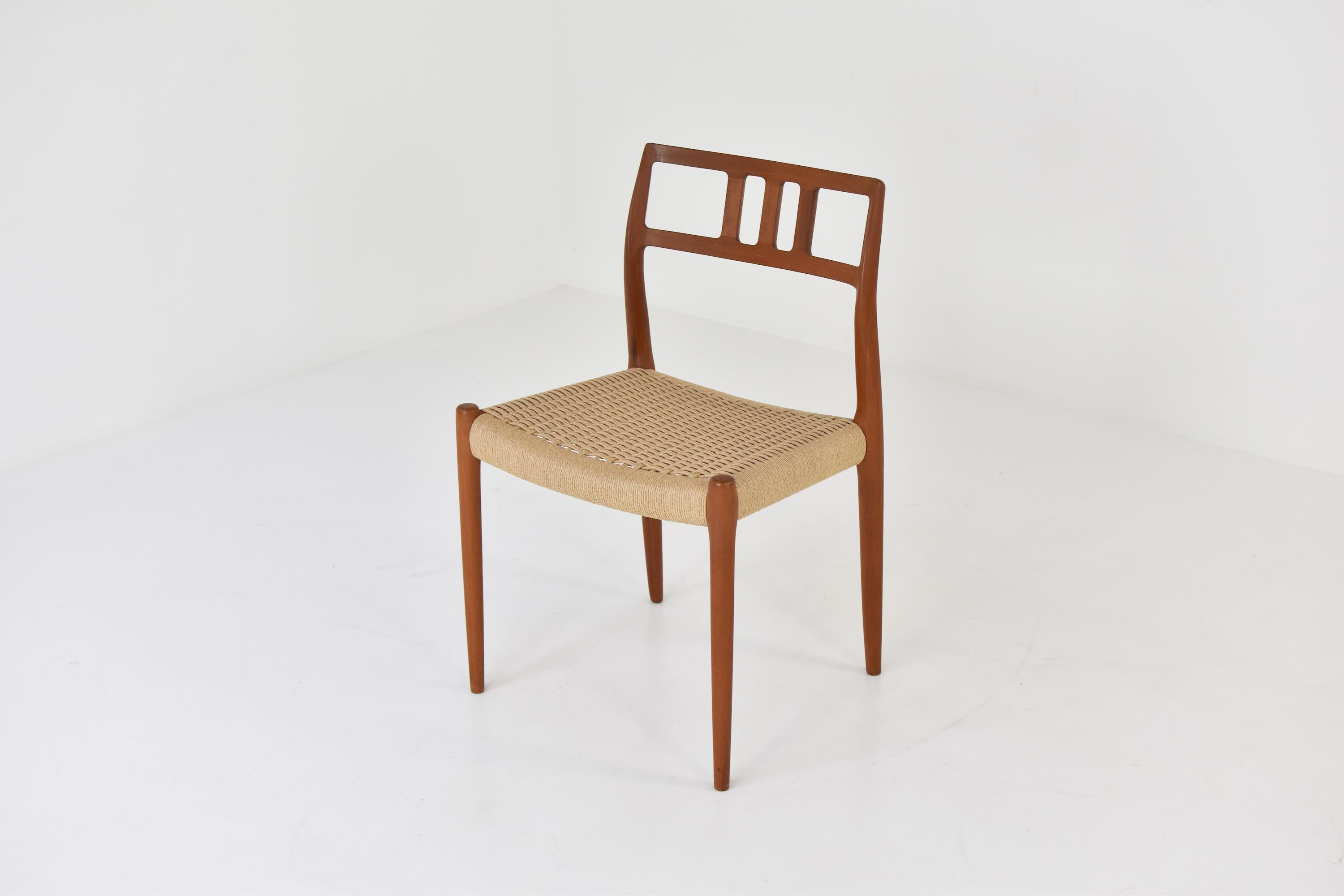 Danish Dining Chairs by Niels O. Møller for J.L. Møllers Møbelfabrik, Denmark, 1966