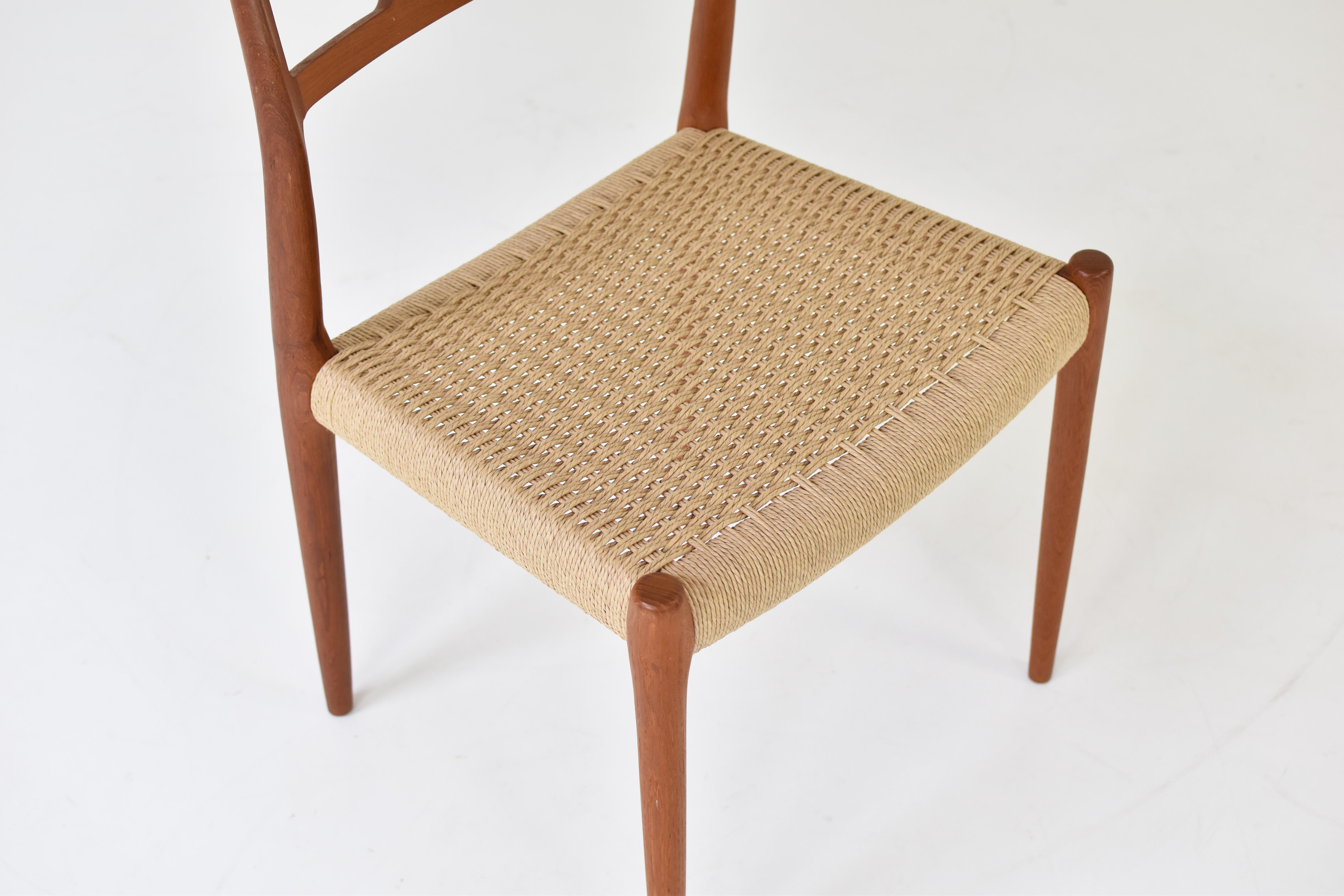 Mid-20th Century Dining Chairs by Niels O. Møller for J.L. Møllers Møbelfabrik, Denmark, 1966