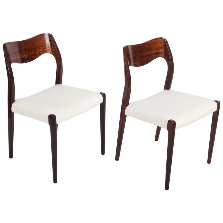 Dining Chairs by Niels Otto Møller Model 71 For Sale