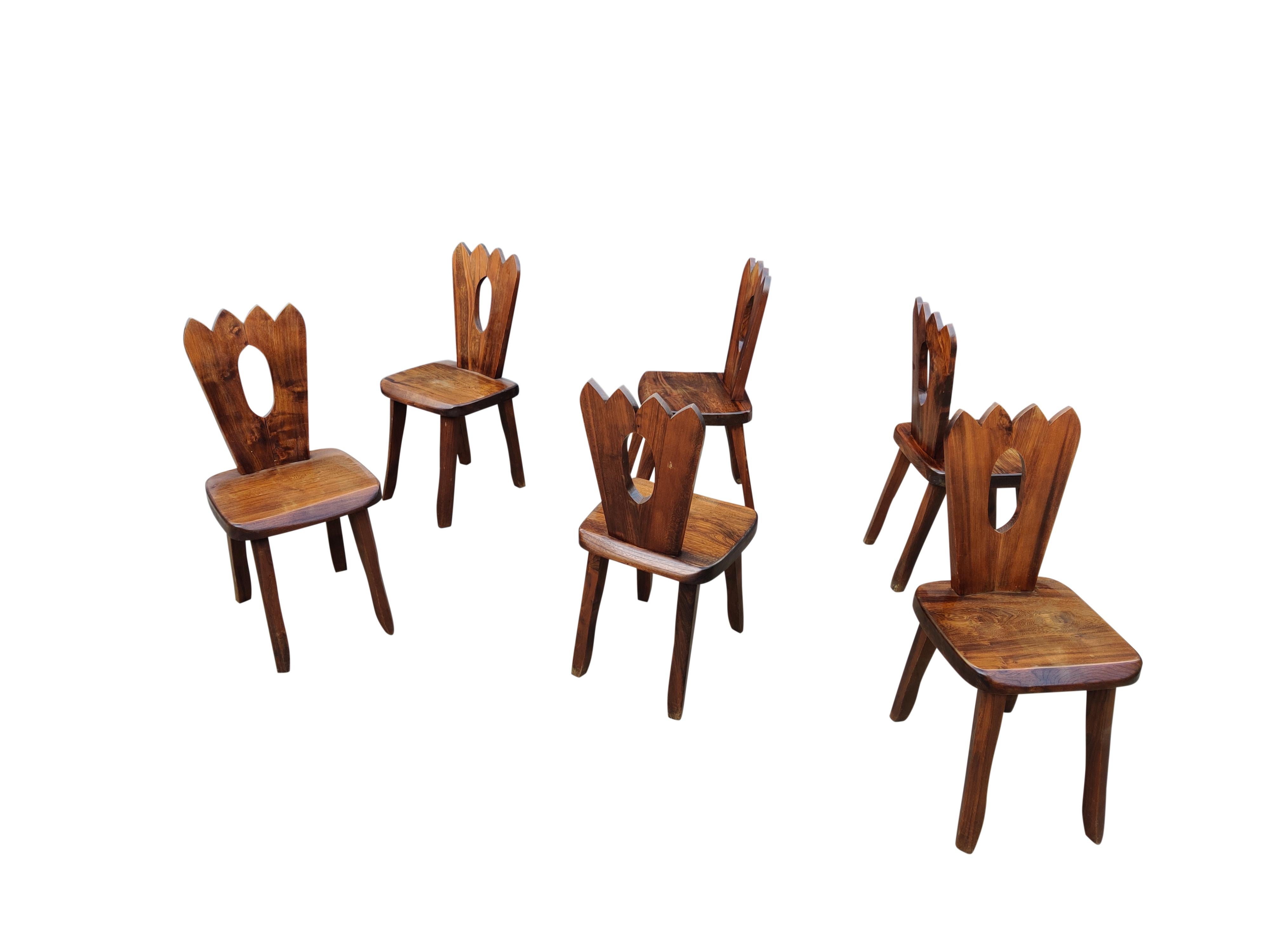 Dining Chairs by Olavi Hanninen, Set of Six, 1950s In Good Condition In HEVERLEE, BE
